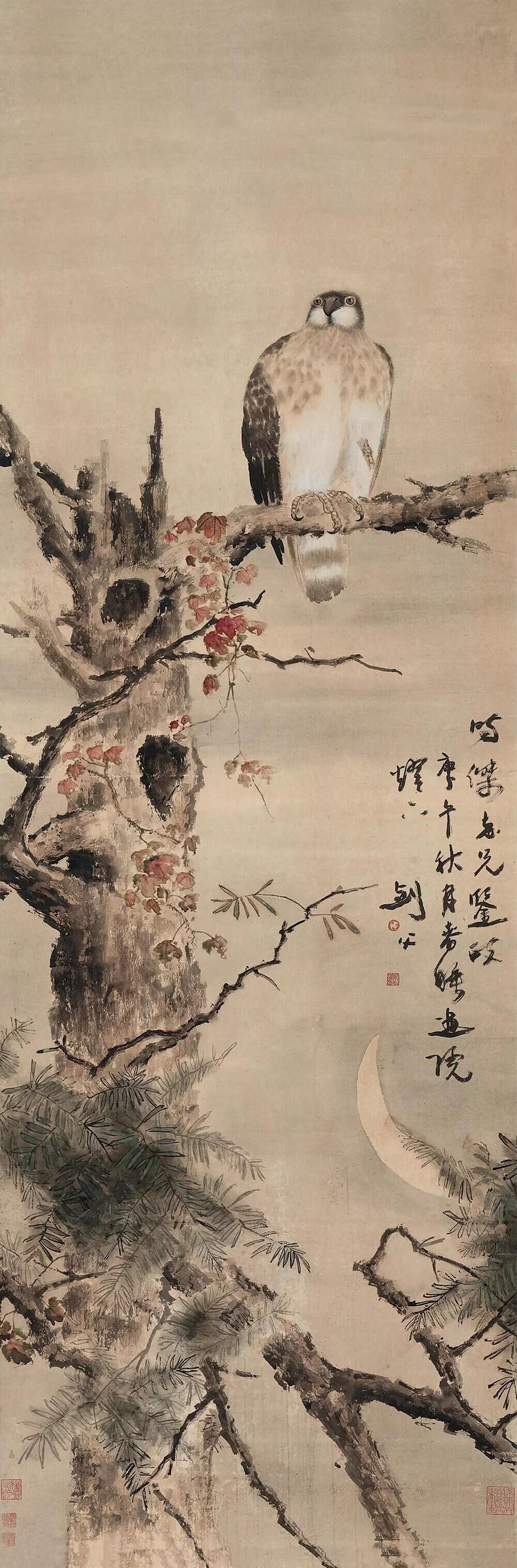 高劍父《英雄獨立圖》