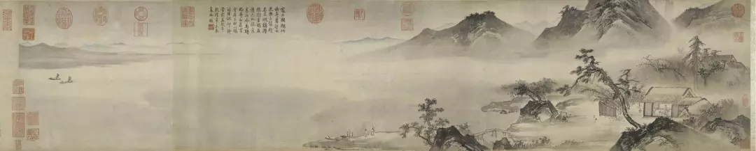 唐寅 西山草堂圖卷 唐寅 西山草堂圖卷 水墨紙本 31.2×146.3厘米 大英博物館藏