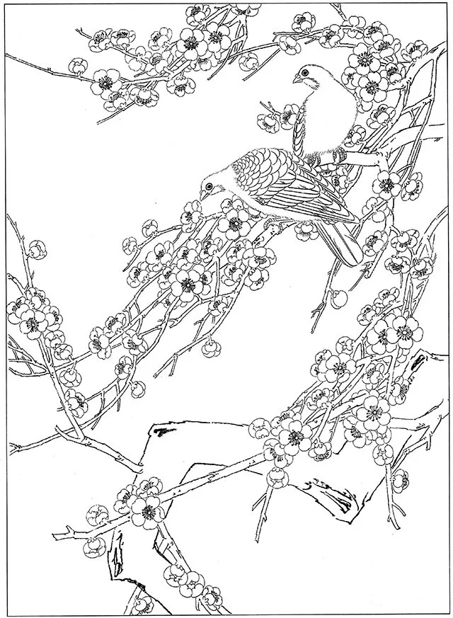 工筆梅花 工筆梅花