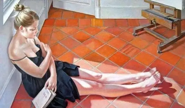 弗朗辛·凡·霍夫(Francine Van Hove)女性人體油畫作品4