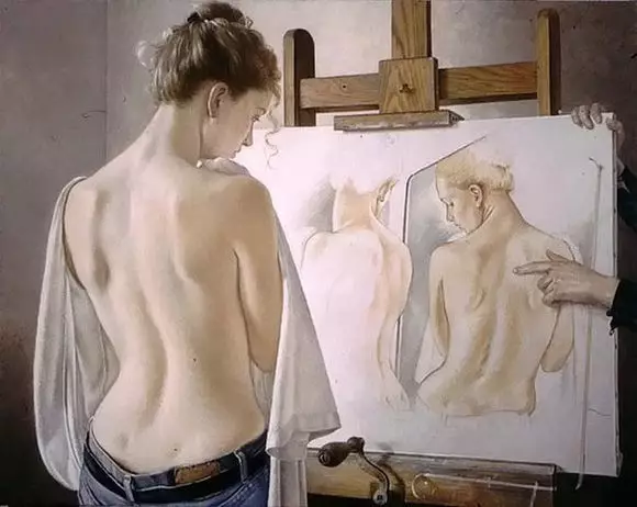 弗朗辛·凡·霍夫(Francine Van Hove)女性人體油畫作品6