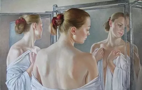 弗朗辛·凡·霍夫(Francine Van Hove)女性人體油畫作品8