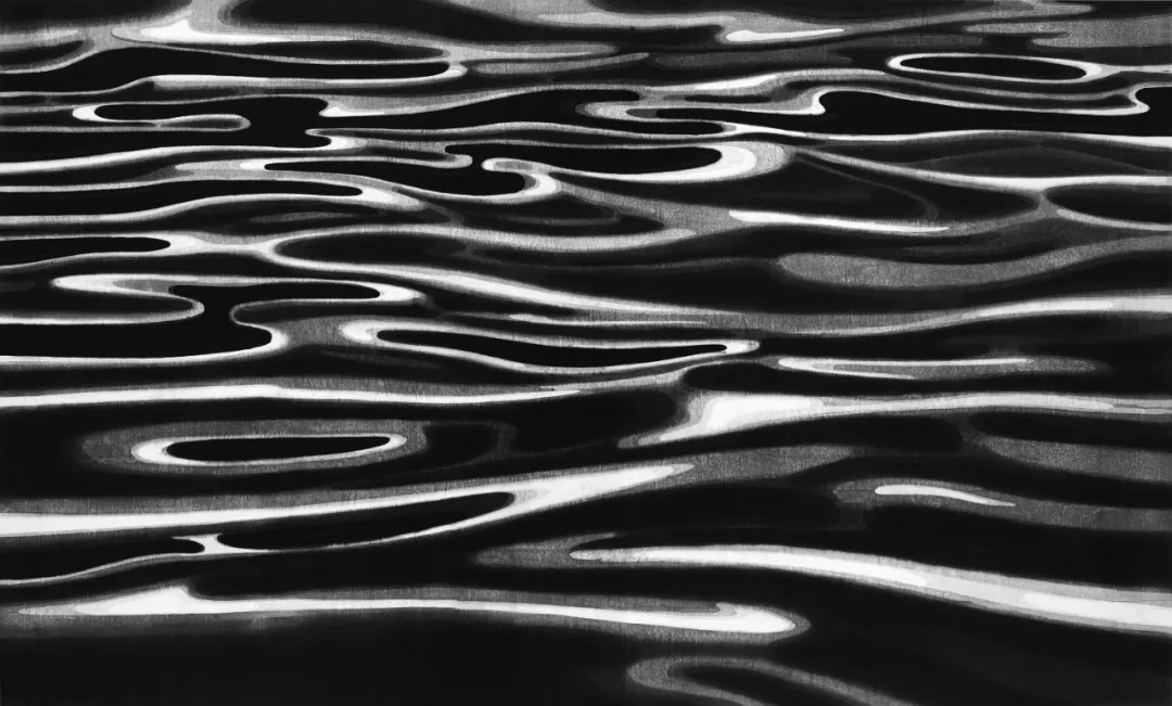 陳琦版畫 陳琦作品:《水》Water 水印版畫 Woodblock Print 180×300cm 2006年 英國V&A博物館藏