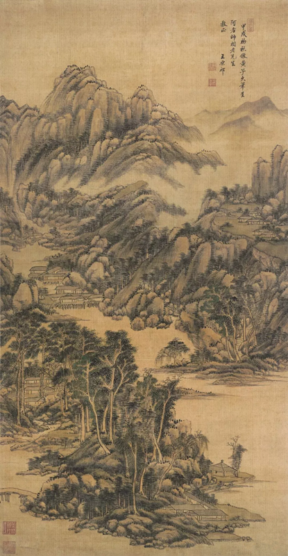 清 王原祁 山水圖 清 王原祁 山水圖