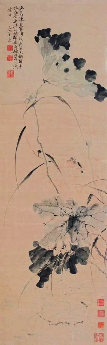徐渭 荷塘翠鳥(niǎo)