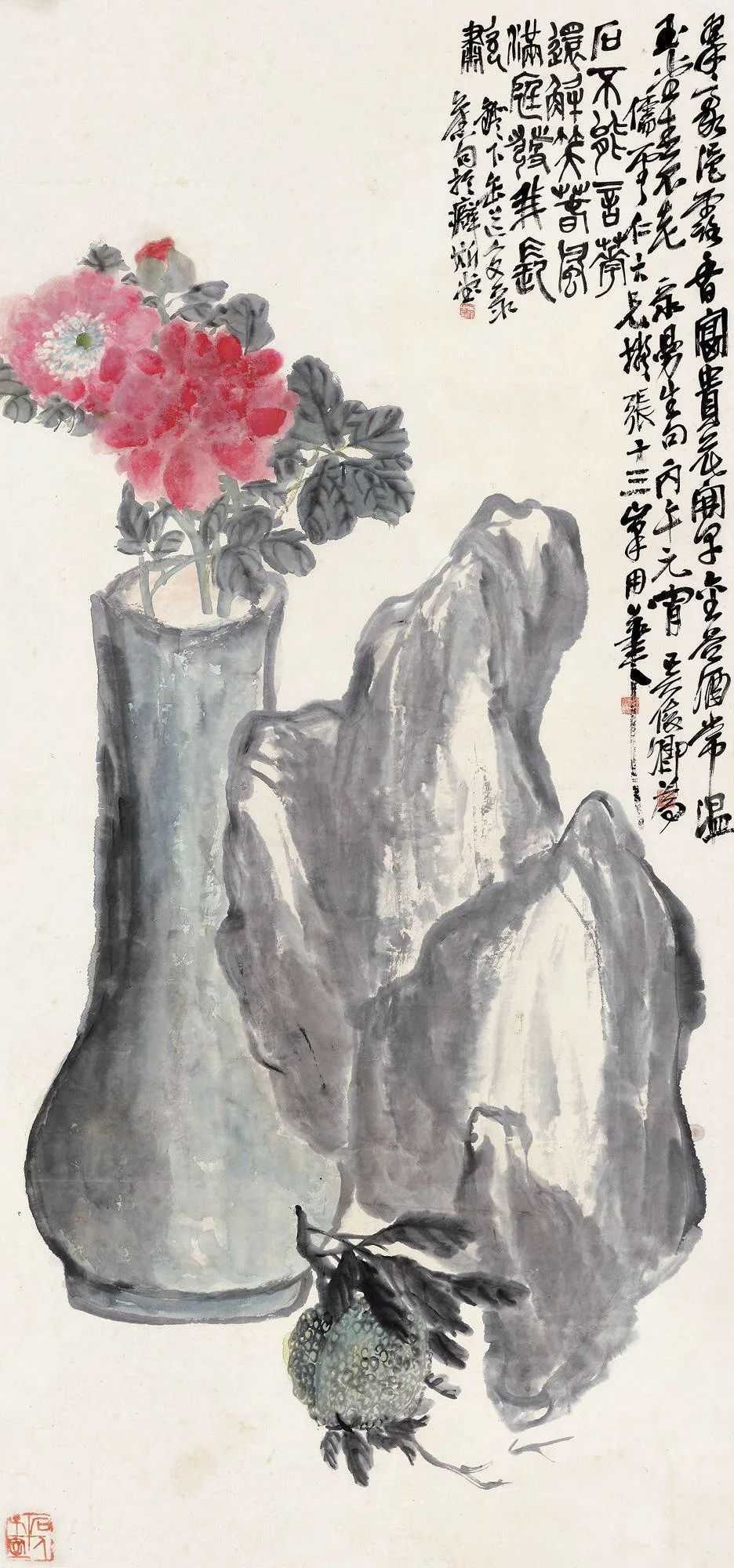 吳昌碩花卉作品欣賞 吳昌碩花卉作品欣賞