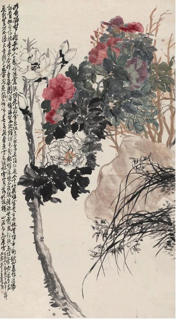 吳昌碩花卉作品欣賞 吳昌碩花卉作品欣賞