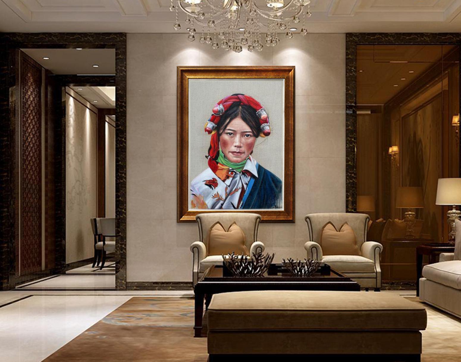 王集林國(guó)畫作品《【民族魂系列三】作者王集林》【圖1】