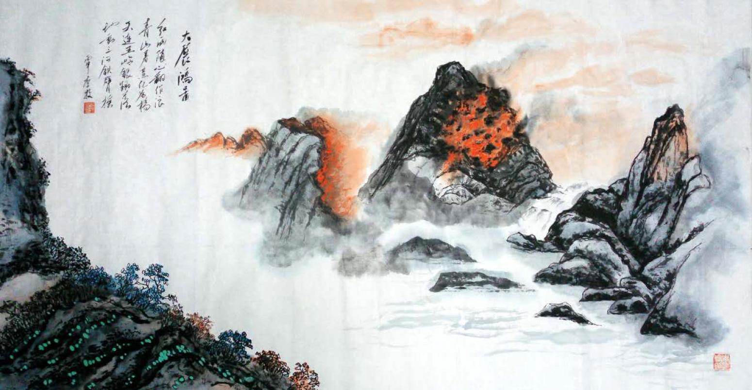 李牧國(guó)畫(huà)作品《【大展宏圖】作者李牧》【圖0】