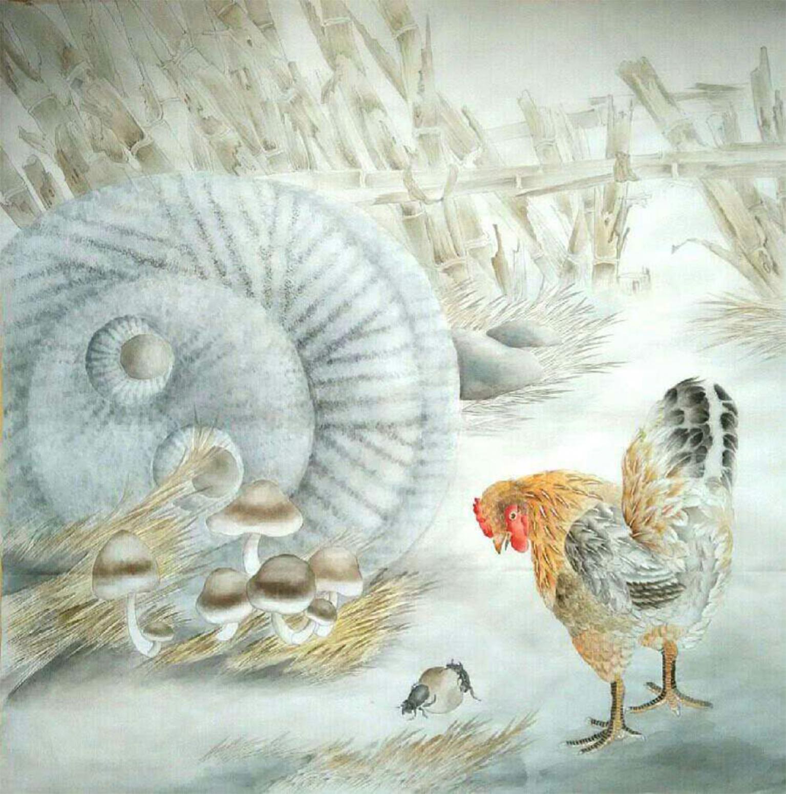 傅斌科國畫作品《【昆蟲記】作者傅斌科》【圖0】