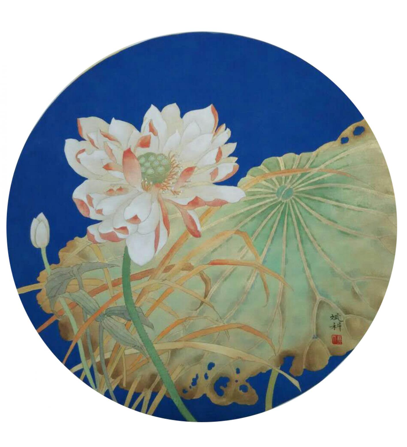 傅斌科國畫作品《【蓮】作者傅斌科》【圖0】