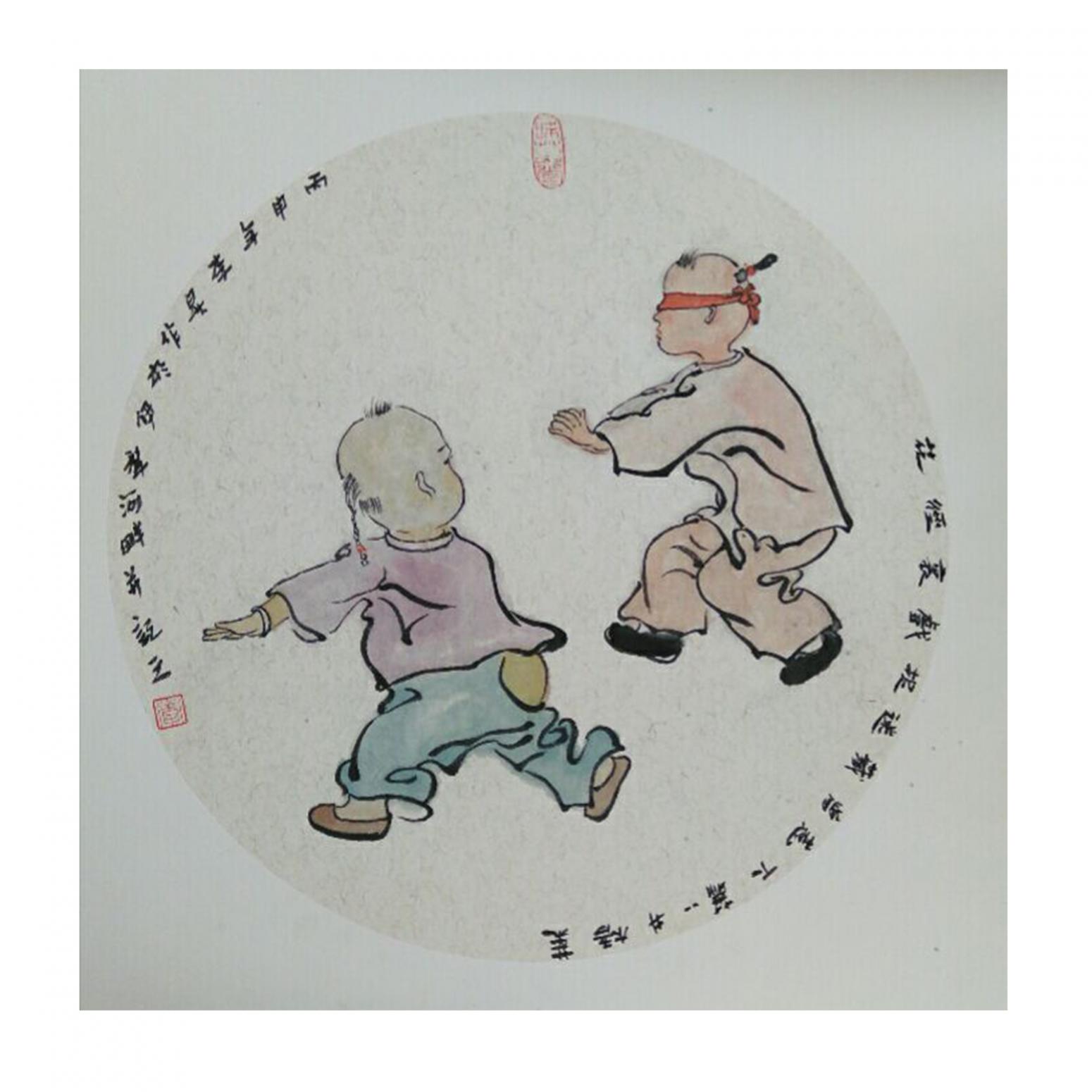 李昇國(guó)畫(huà)作品《【人物4】作者李昇》