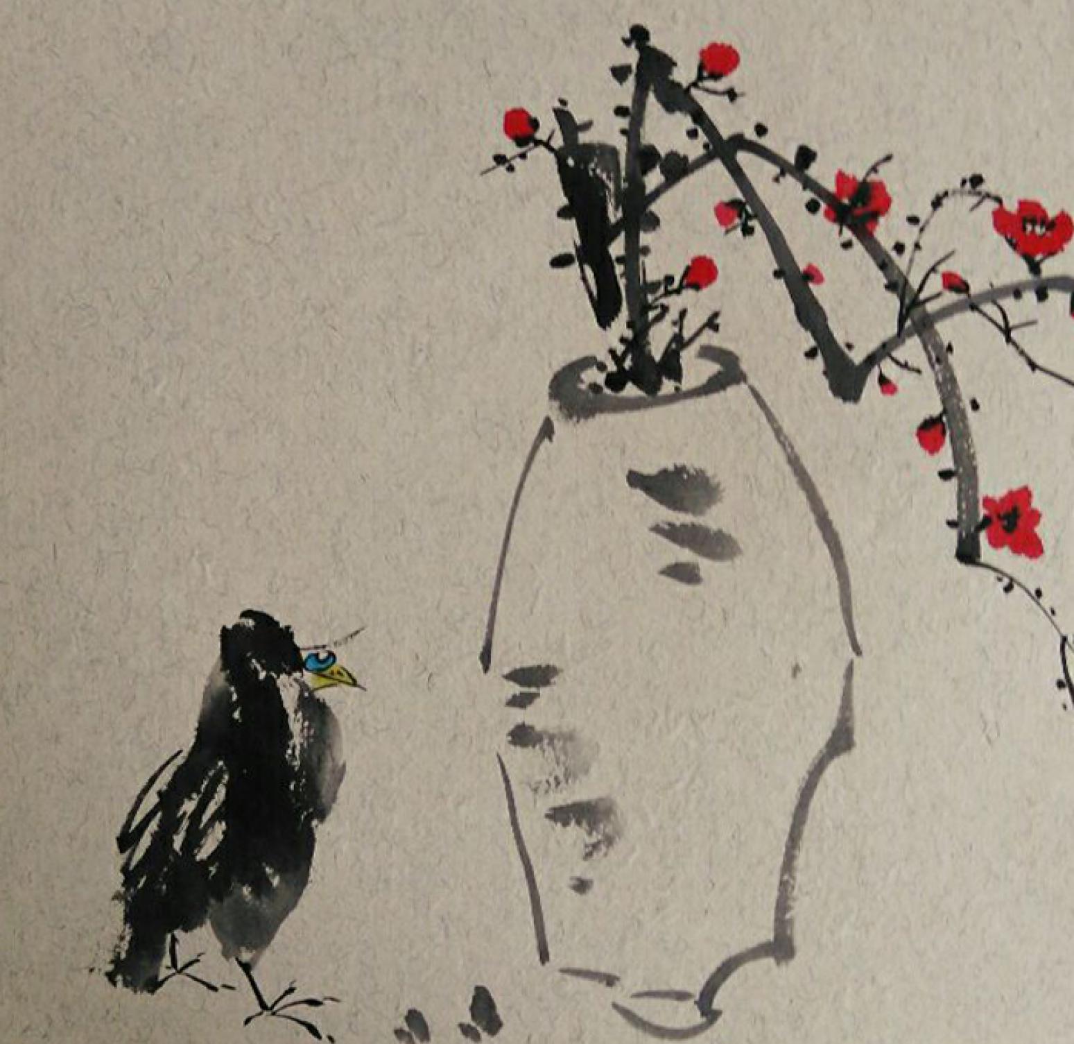 李昇國(guó)畫(huà)作品《【花鳥(niǎo)24】作者李昇》【圖0】