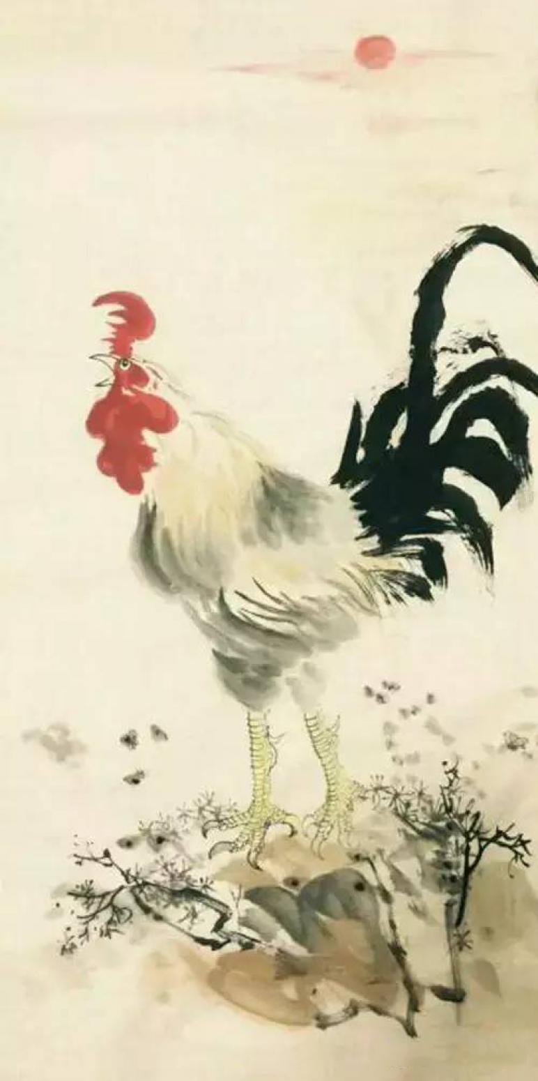 呂雙國畫作品《【報(bào)曉】作者呂雙》【圖0】