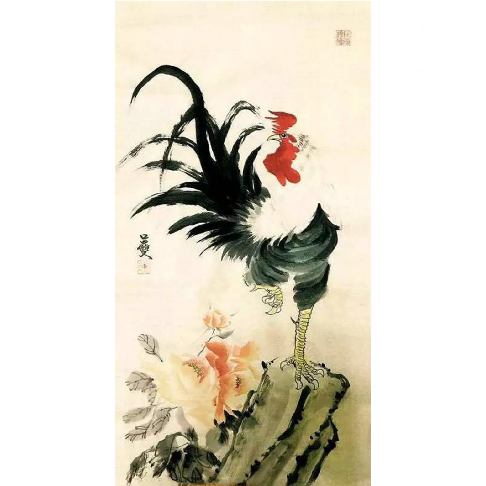 呂雙國畫作品《【傲慢】作者呂雙》