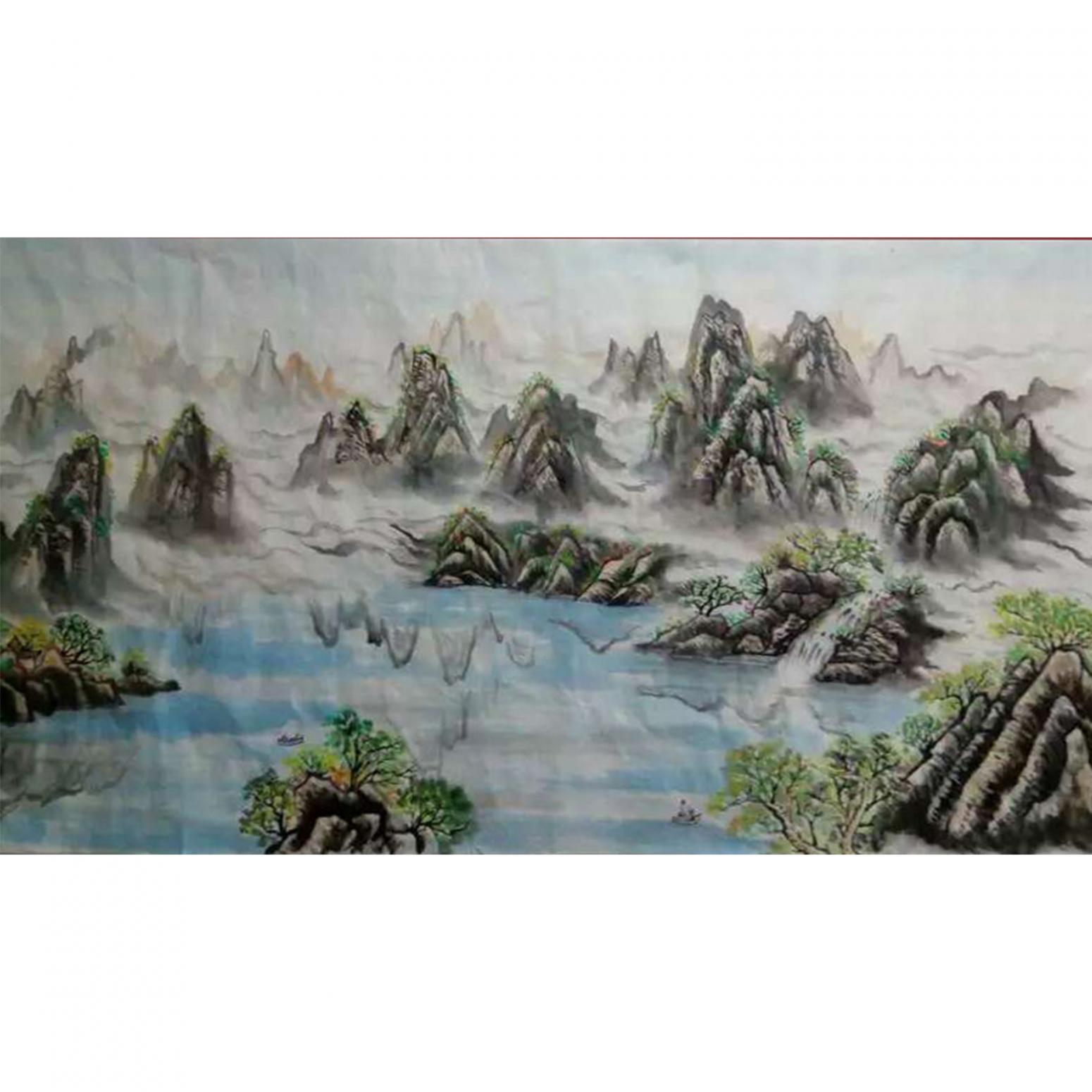 崔耀國畫作品《【仙境】作者崔耀》