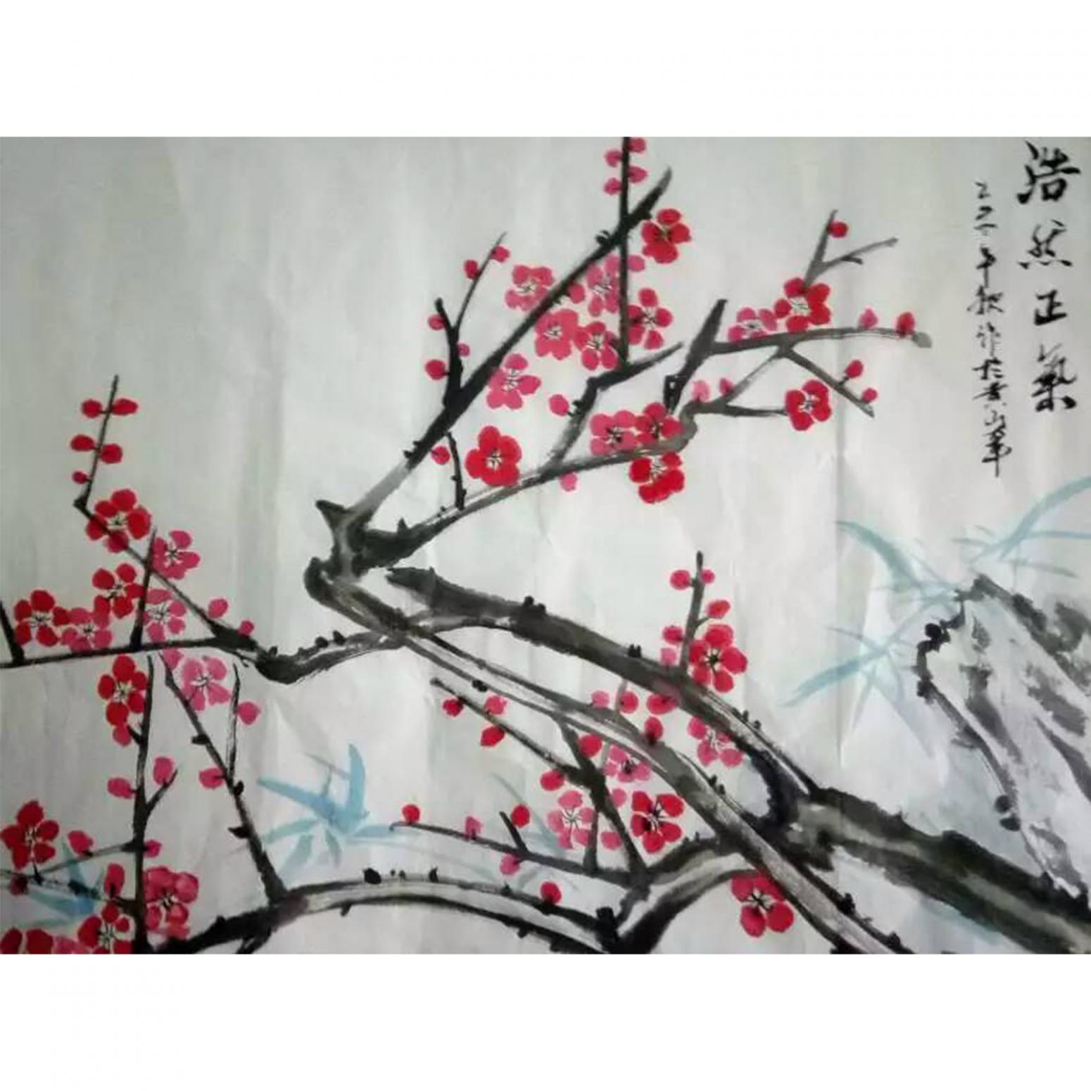 崔耀國畫作品《【浩然正氣】作者崔耀》