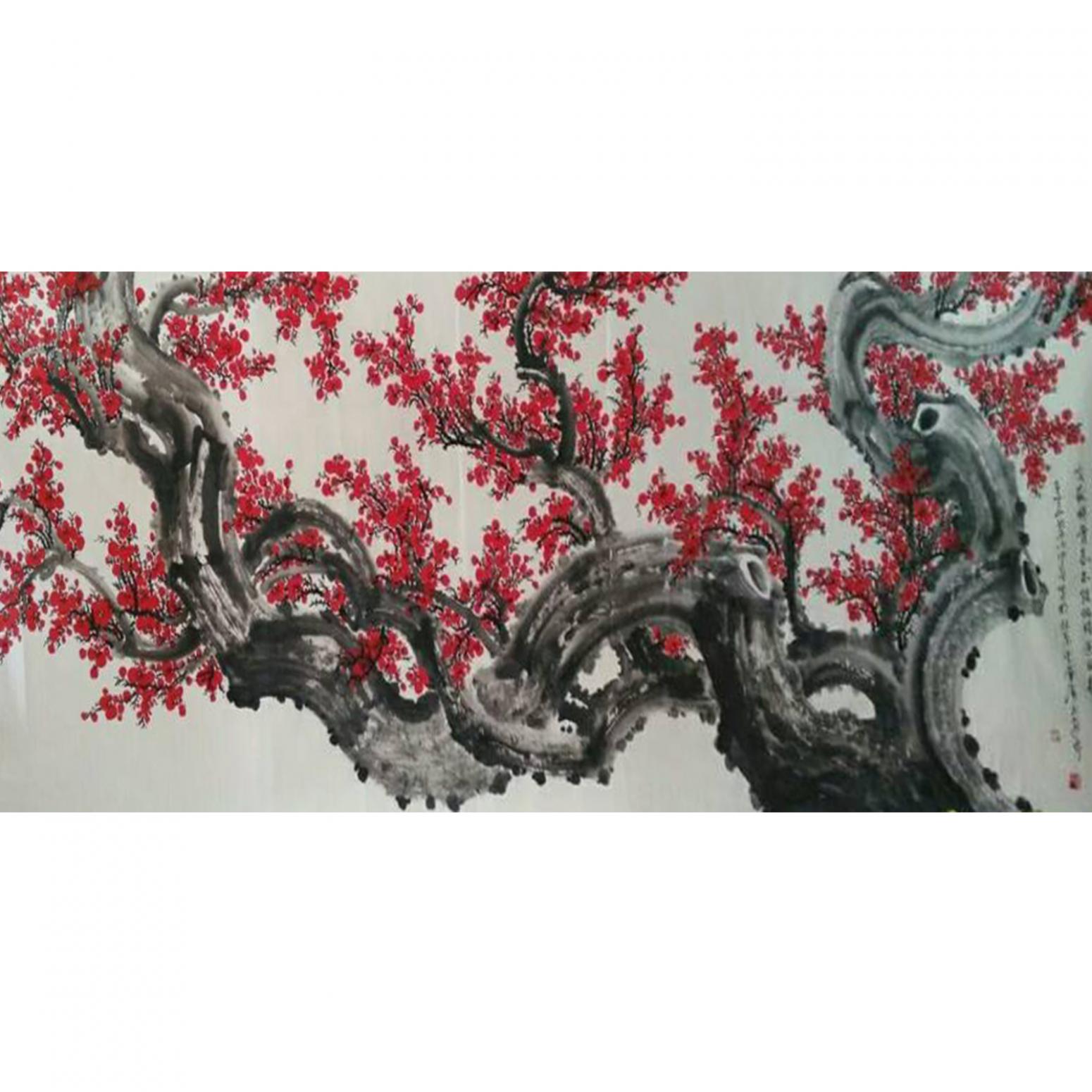 王云山國(guó)畫(huà)作品《【梅花5】作者王云山》