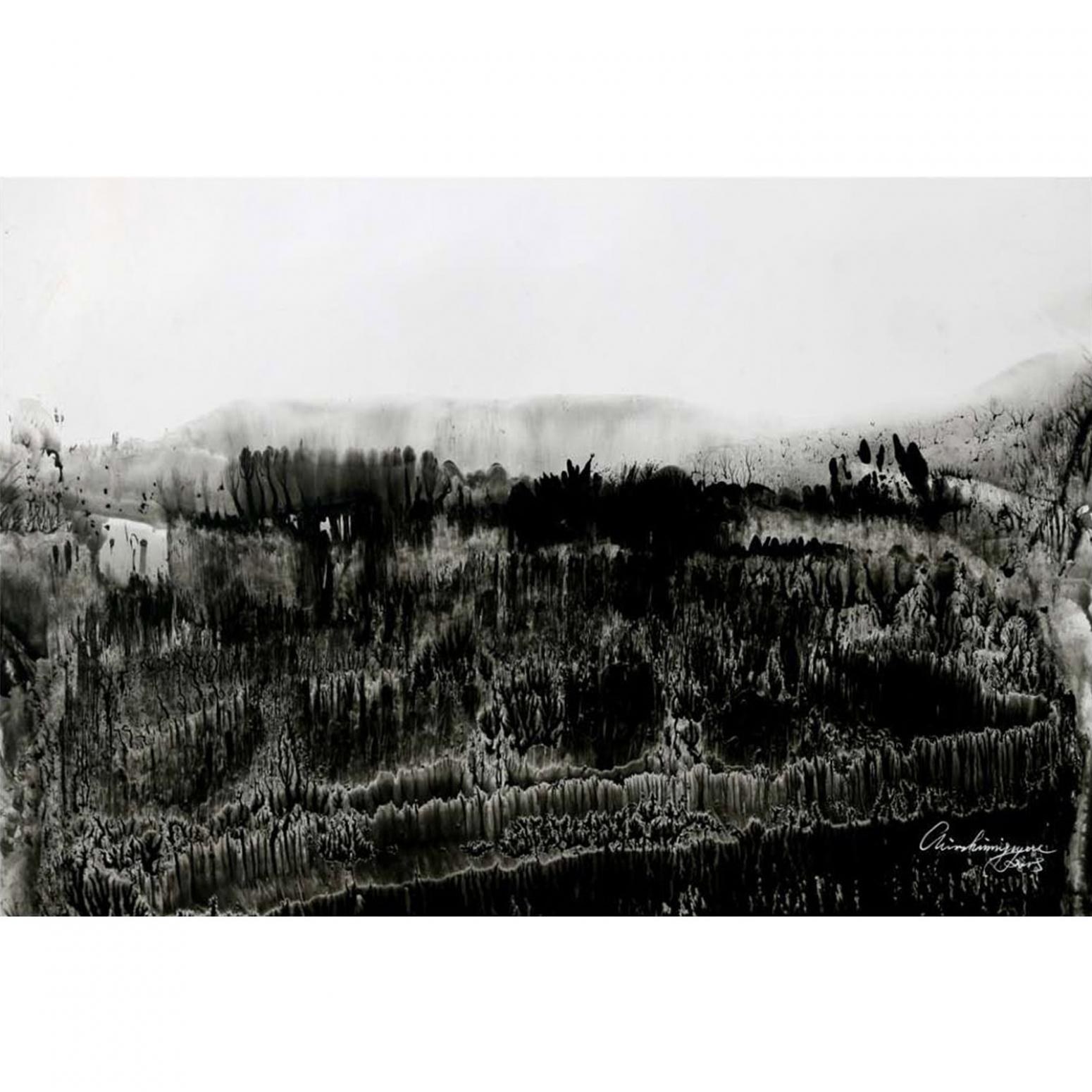 覃時(shí)明月國(guó)畫作品《【幻象畫9】作者覃時(shí)明月》