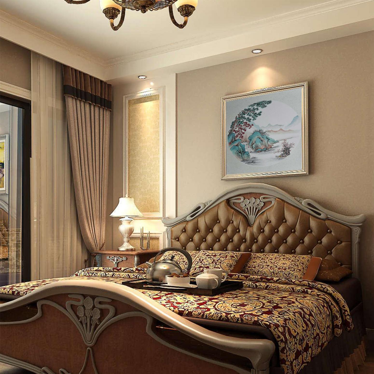 陳奇培國畫作品《【圓形軟卡】作者陳奇培 臨摹》【圖3】