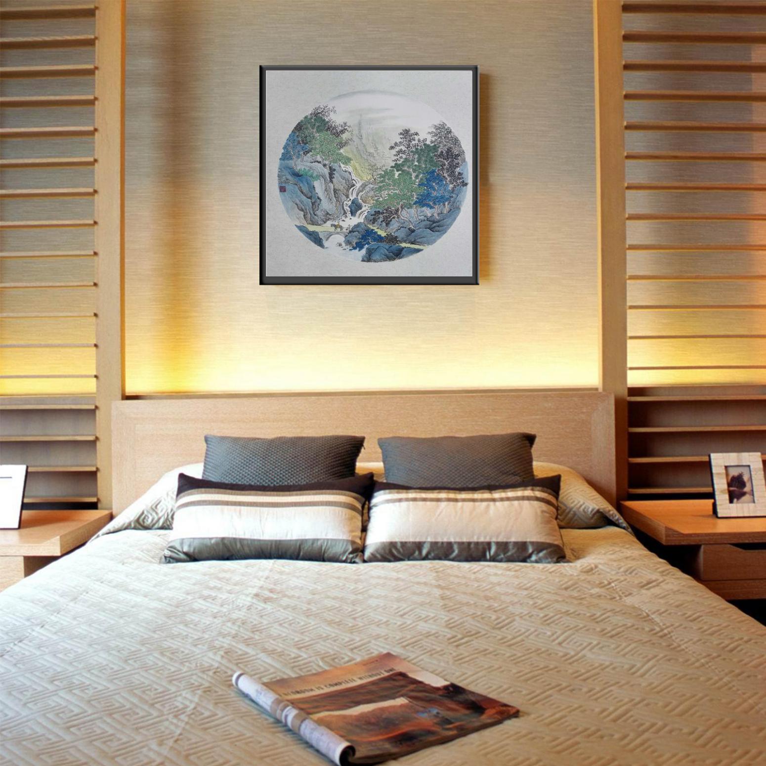 陳奇培國(guó)畫(huà)作品《【圓形軟卡】作者陳奇培 臨摹》【圖3】