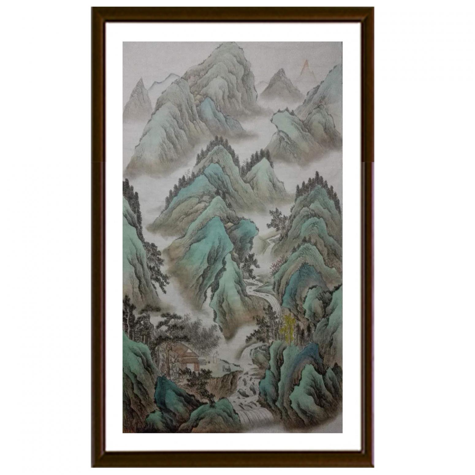 陳奇培國(guó)畫(huà)作品《【水脈相承】作者陳奇培 臨摹》【圖2】