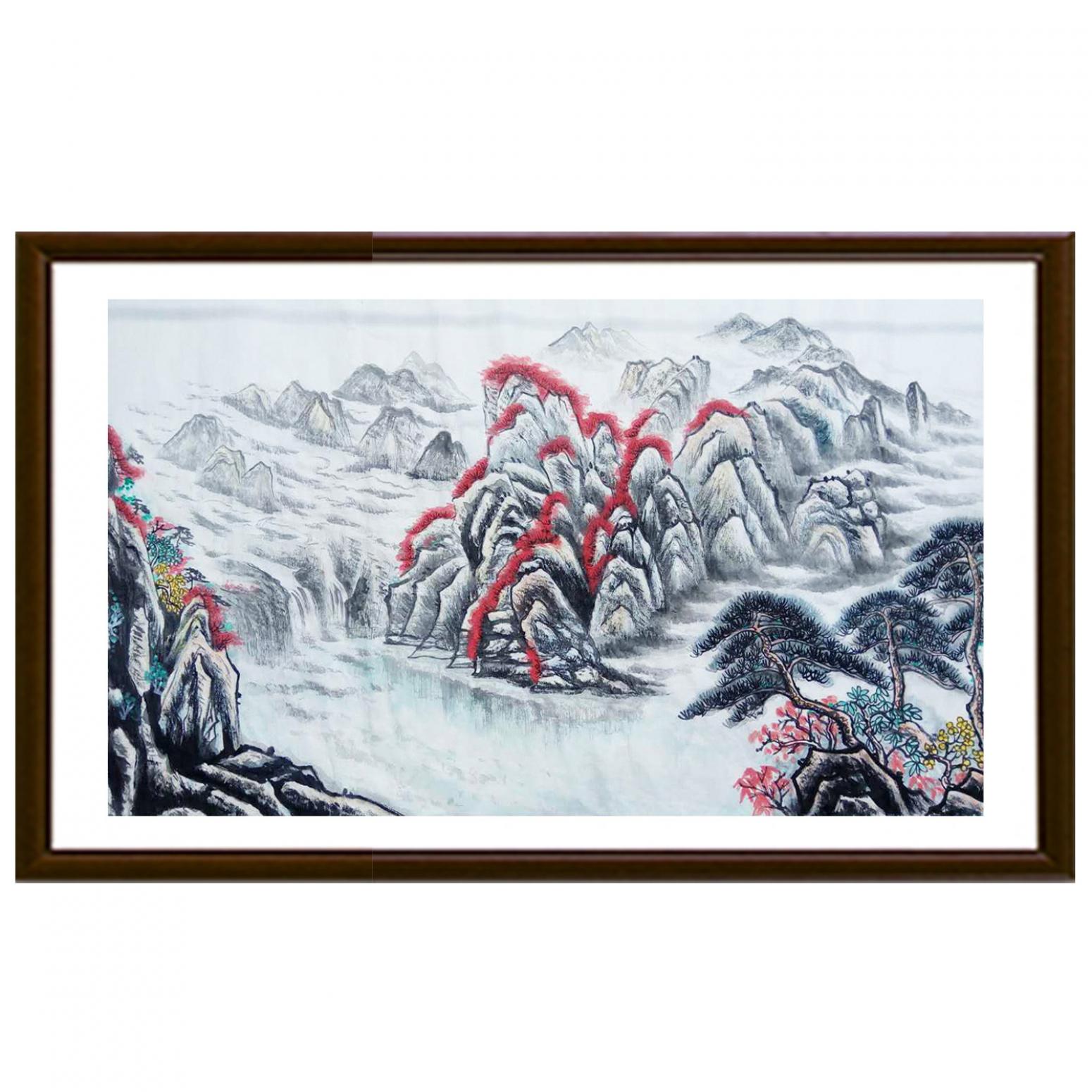 崔耀國畫作品《【海角一邊】作者崔耀》【圖2】