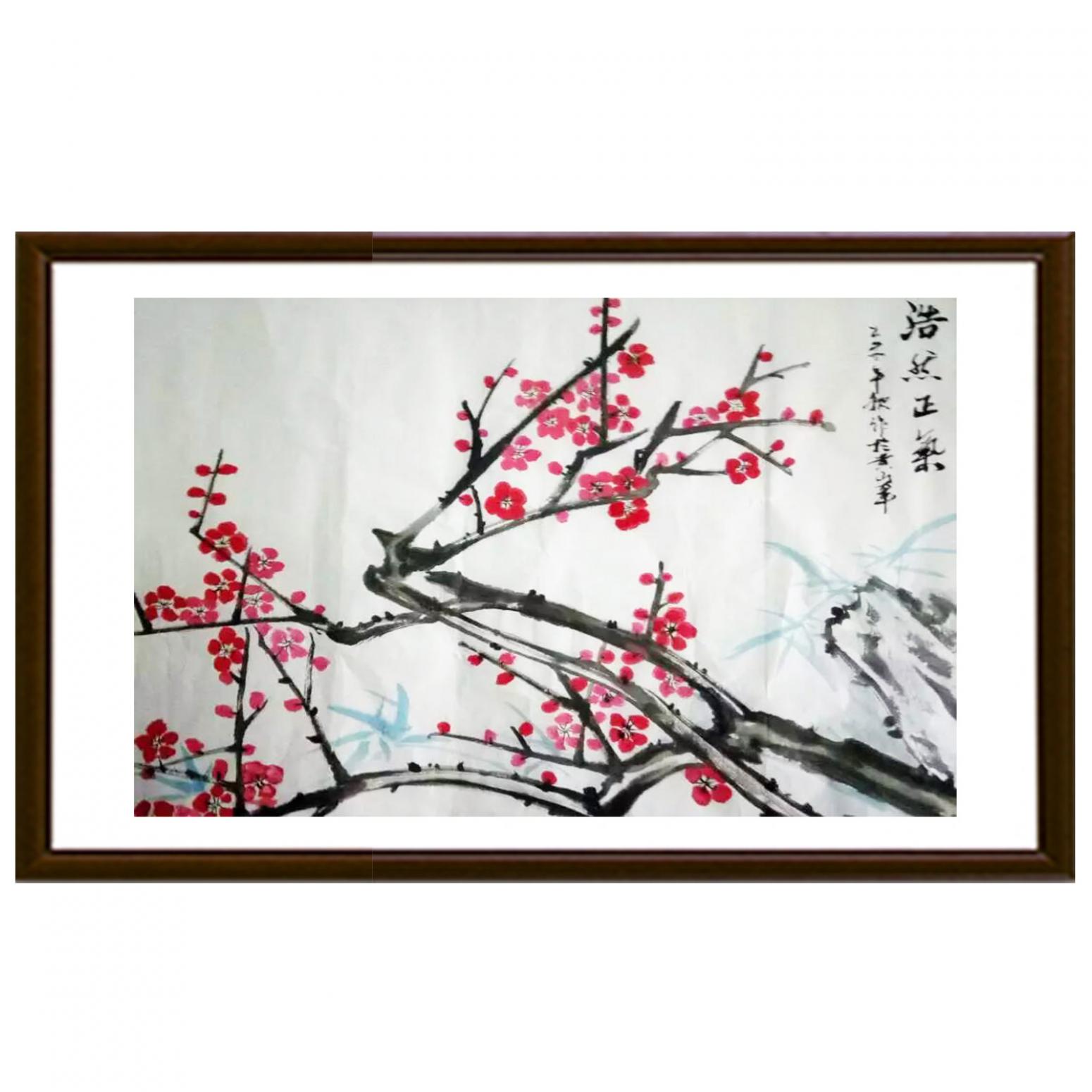 崔耀國畫作品《【浩然正氣】作者崔耀》【圖1】