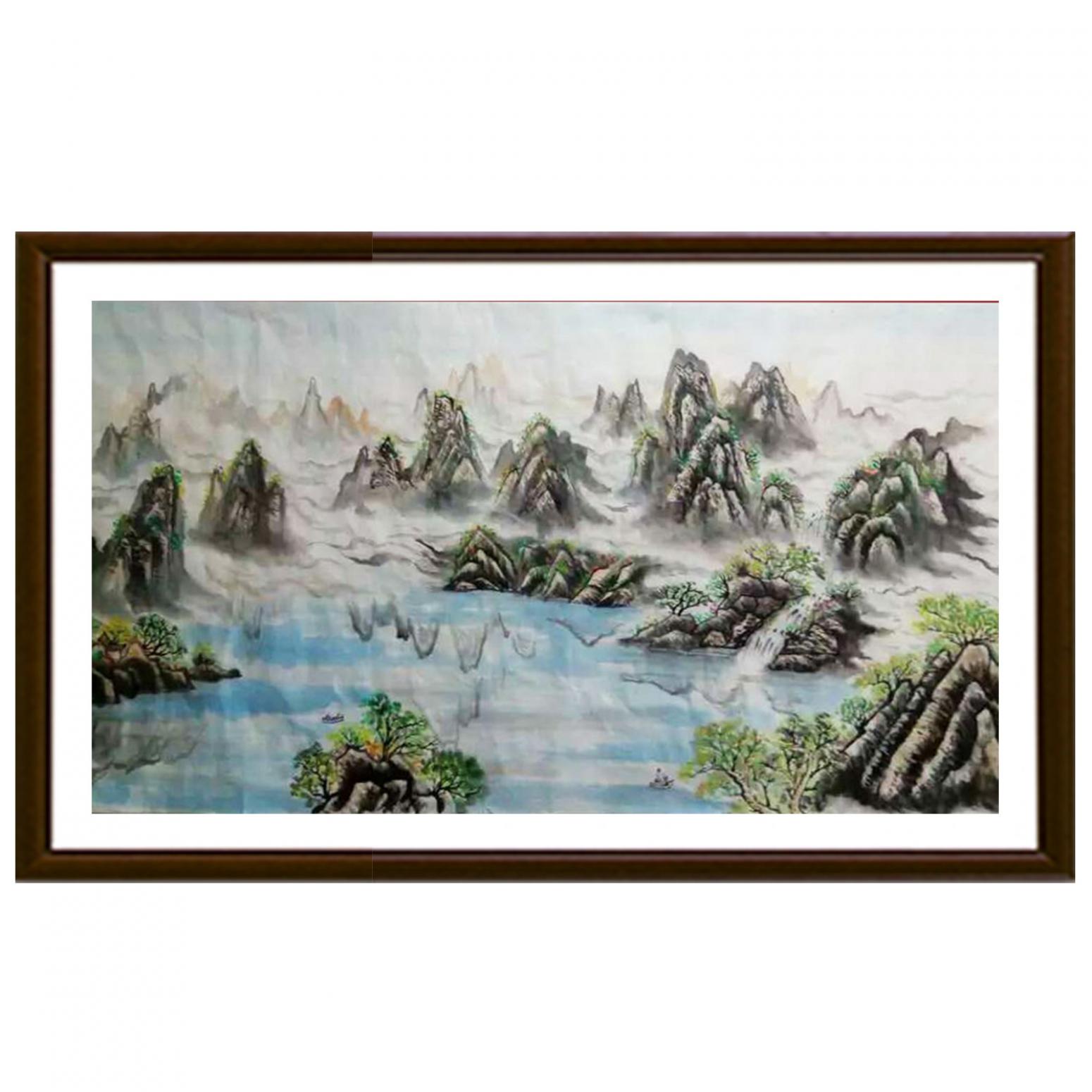 崔耀國畫作品《【仙境】作者崔耀》【圖2】