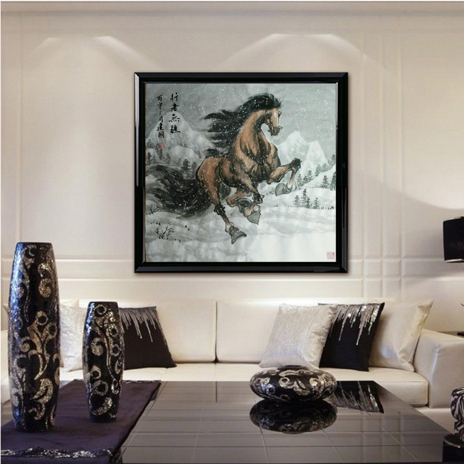 劉建國國畫作品《【行者無疆】作者劉建國》【圖3】