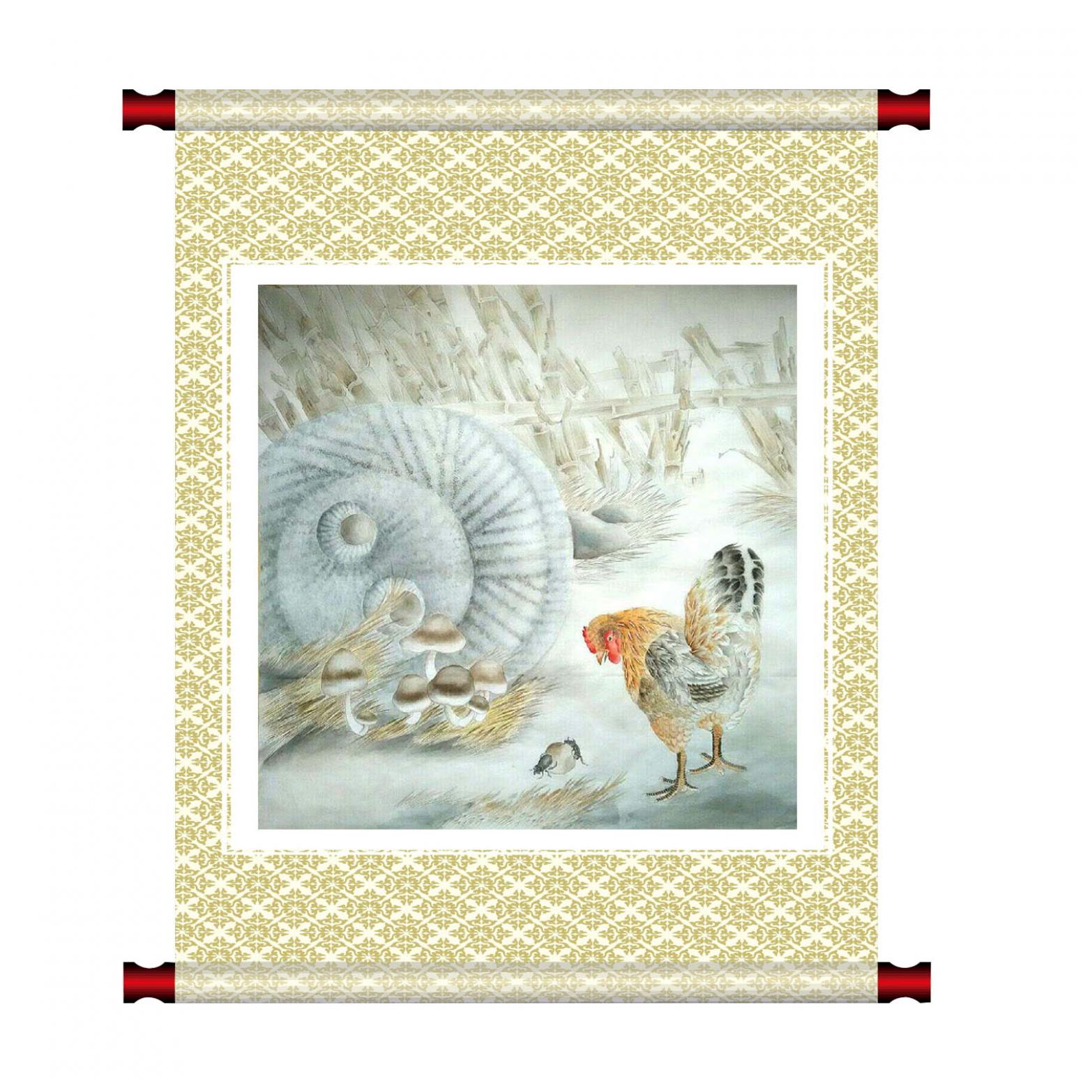 傅斌科國畫作品《【昆蟲記】作者傅斌科》【圖1】