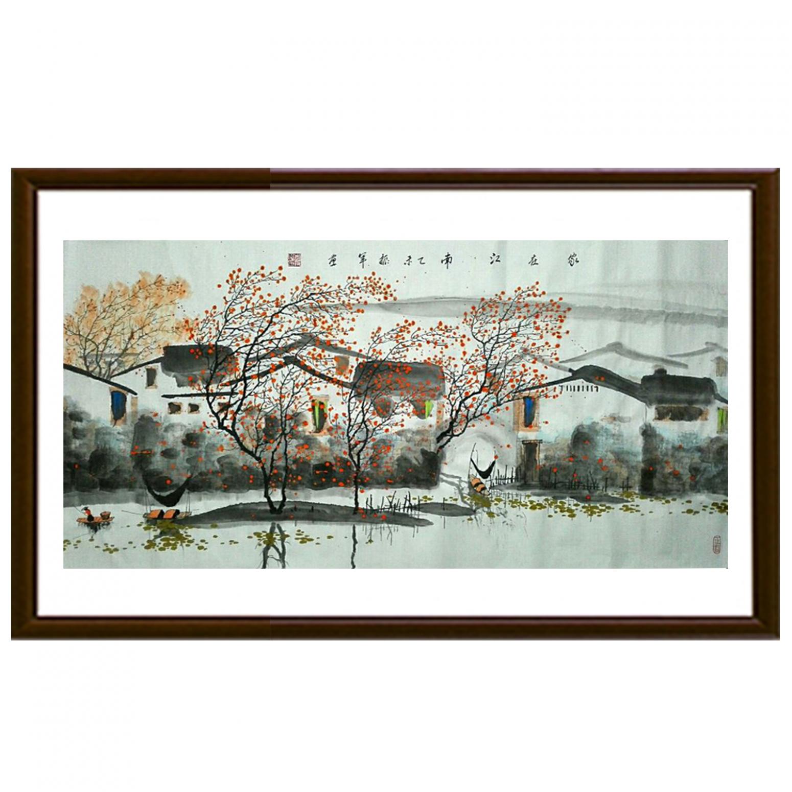 李振軍國(guó)畫(huà)作品《【山水15】作者李振軍》【圖2】