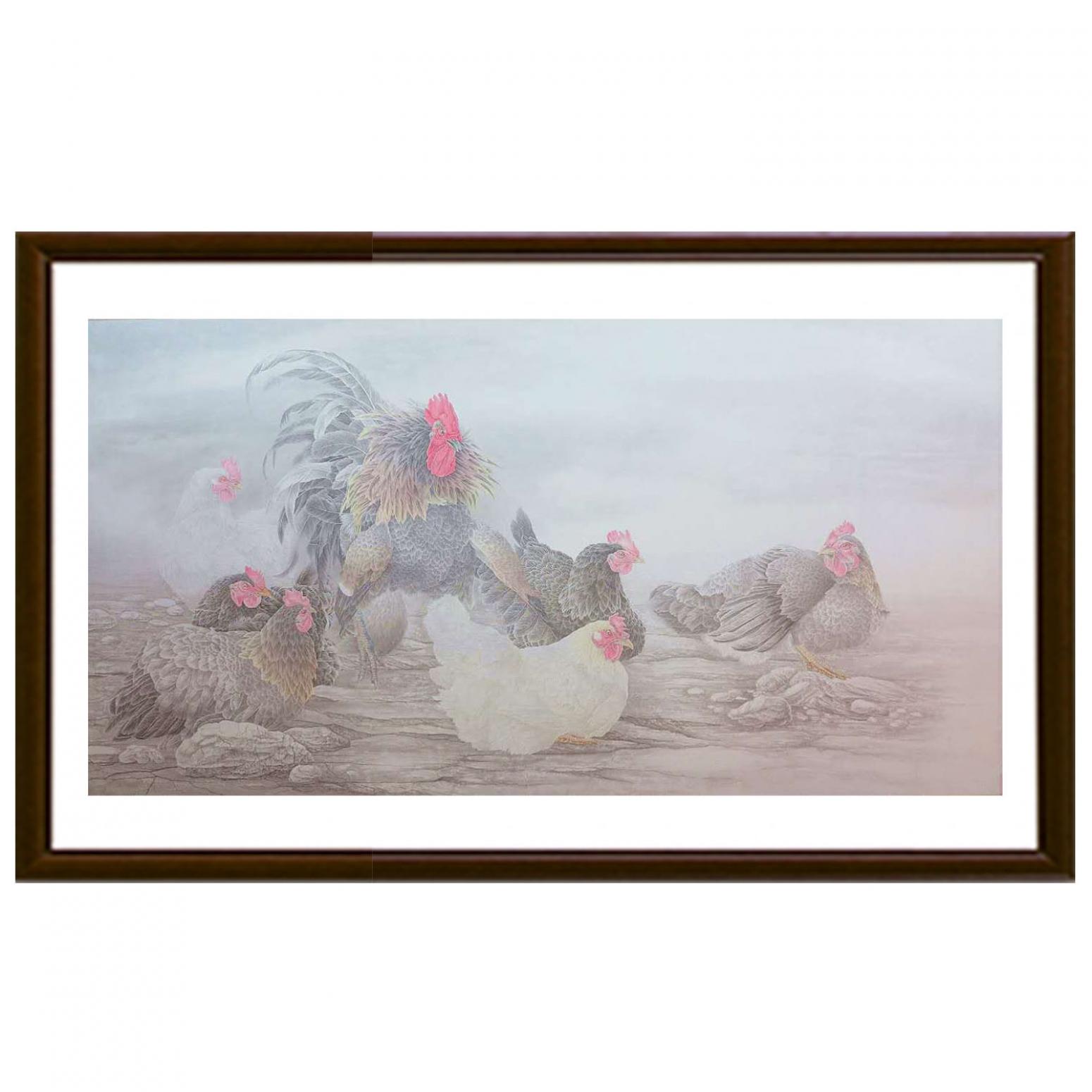 傅饒國畫作品《【群秀圖】作者傅饒》【圖2】