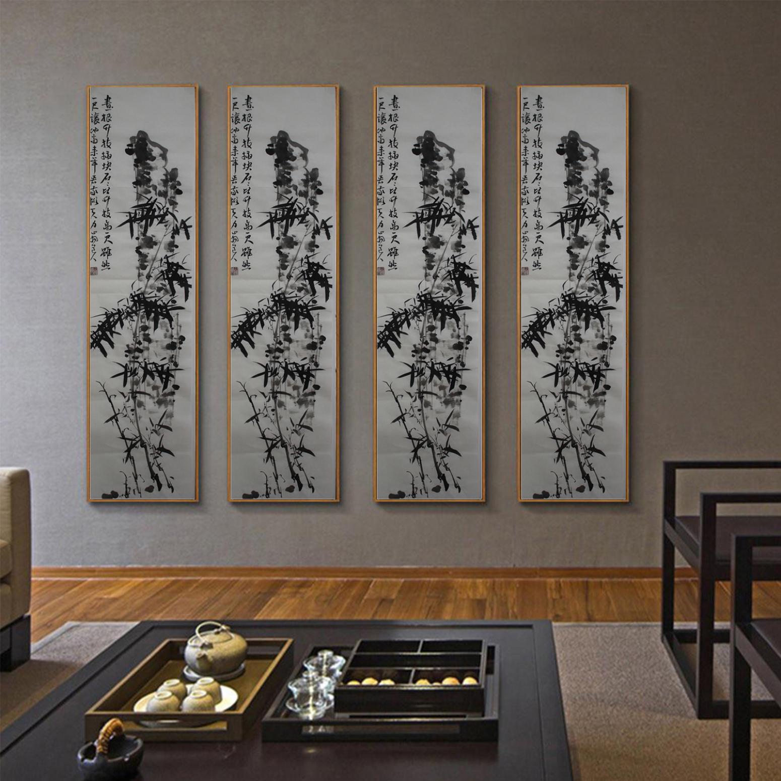 李伯元國畫作品《【墨竹】作者李伯元》【圖3】