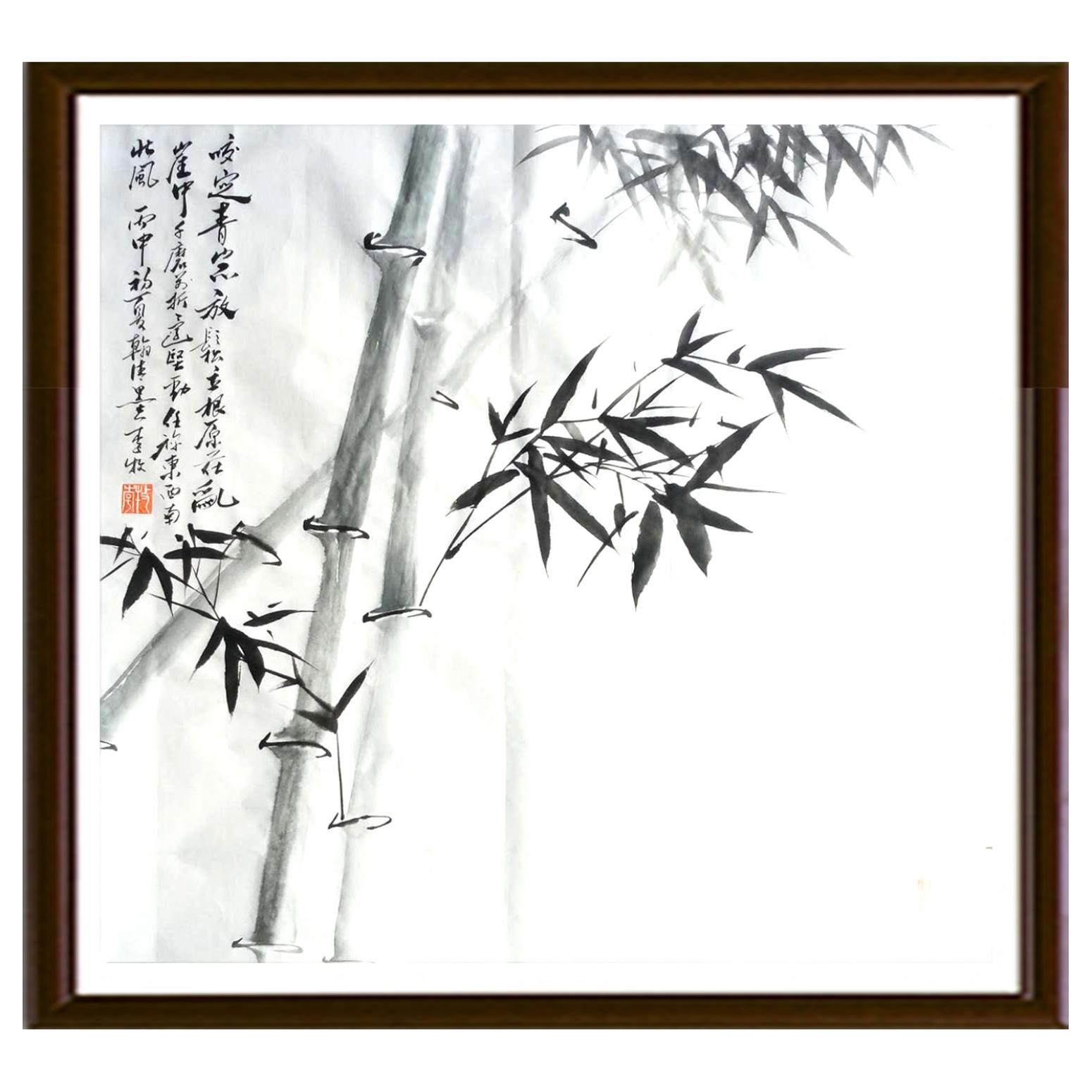 李牧國(guó)畫(huà)作品《【節(jié)節(jié)升】作者李牧》【圖2】