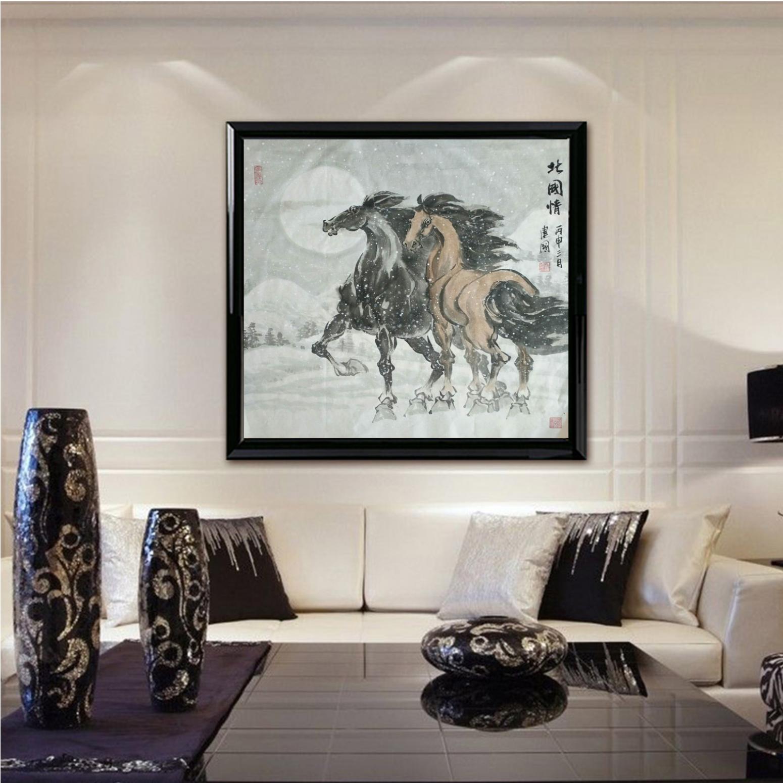 劉建國(guó)國(guó)畫作品《【北國(guó)情】作者劉建國(guó)》【圖3】