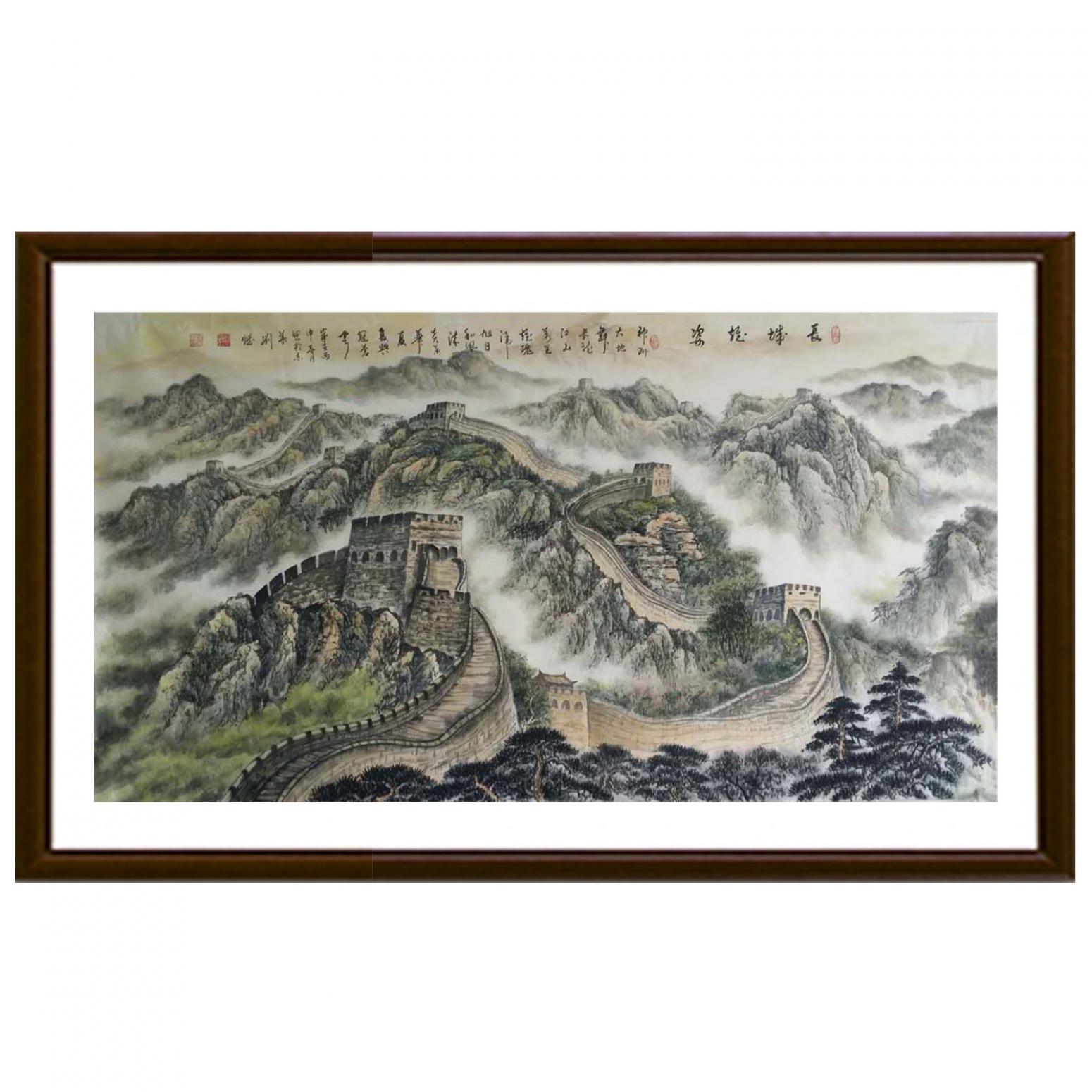 劉燃國畫作品《【長城】作者劉燃》【圖2】