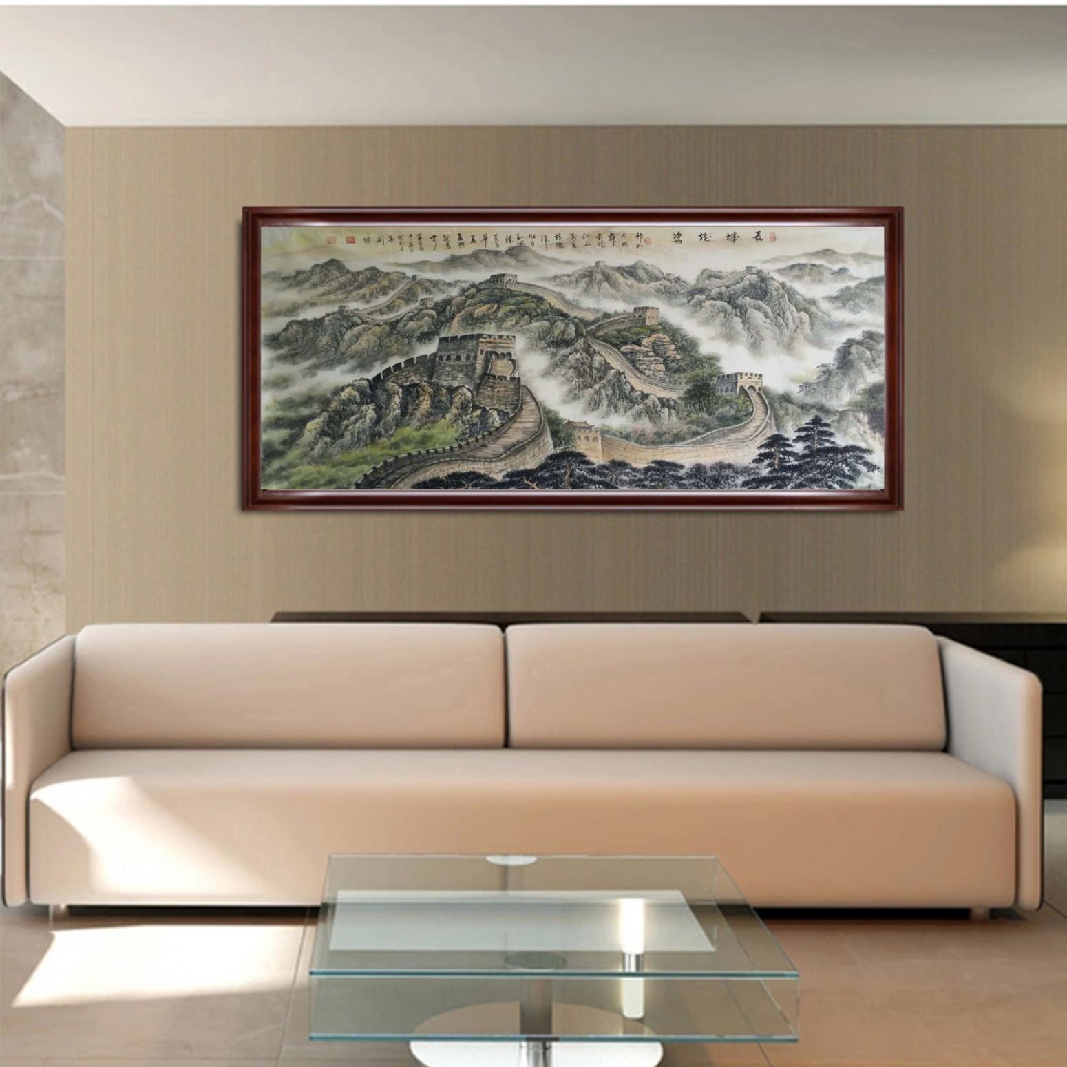 劉燃國畫作品《【長城】作者劉燃》【圖3】