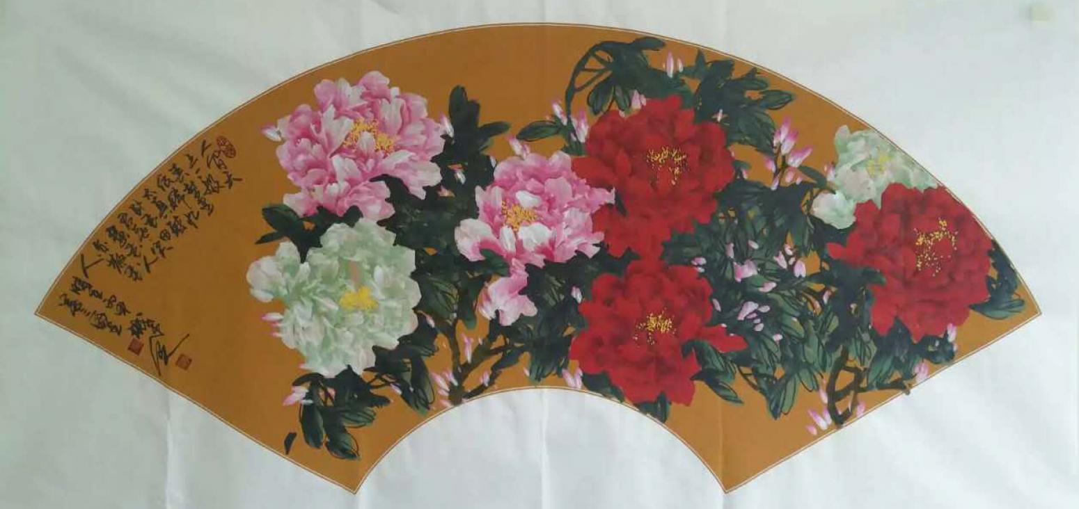 李朝國國畫作品《【牡丹2】作者李朝國》【圖0】