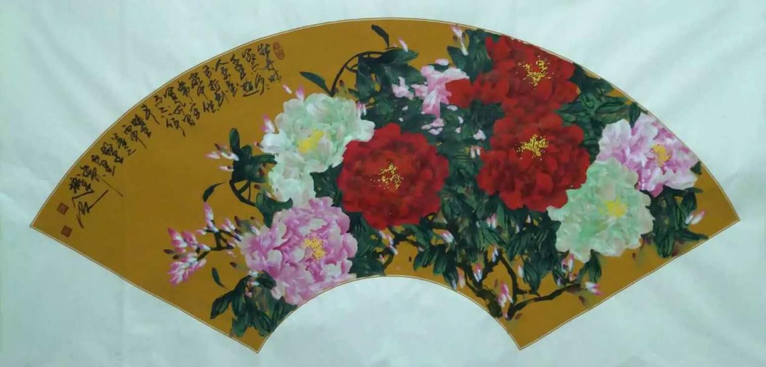 李朝國國畫作品《【牡丹4】作者李朝國》【圖0】