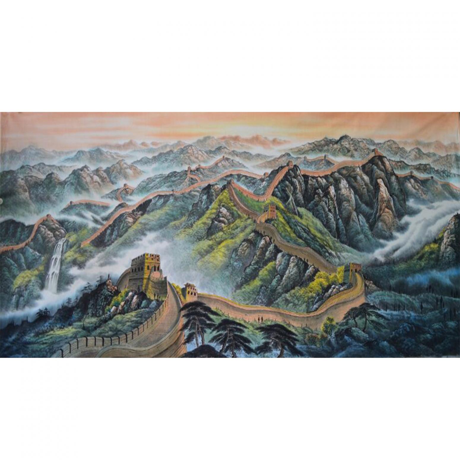 寧建華國(guó)畫作品《【長(zhǎng)城】作者寧建華》