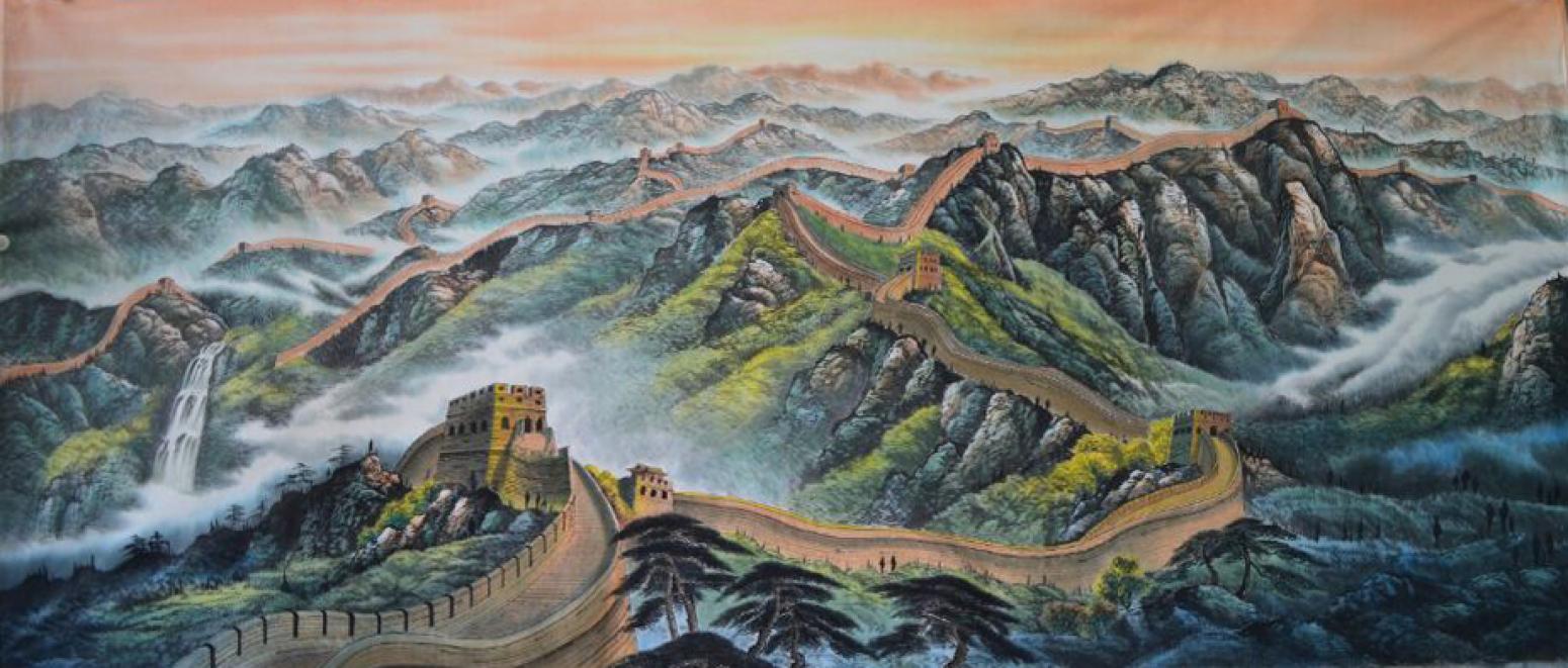寧建華國(guó)畫作品《【長(zhǎng)城】作者寧建華》【圖0】