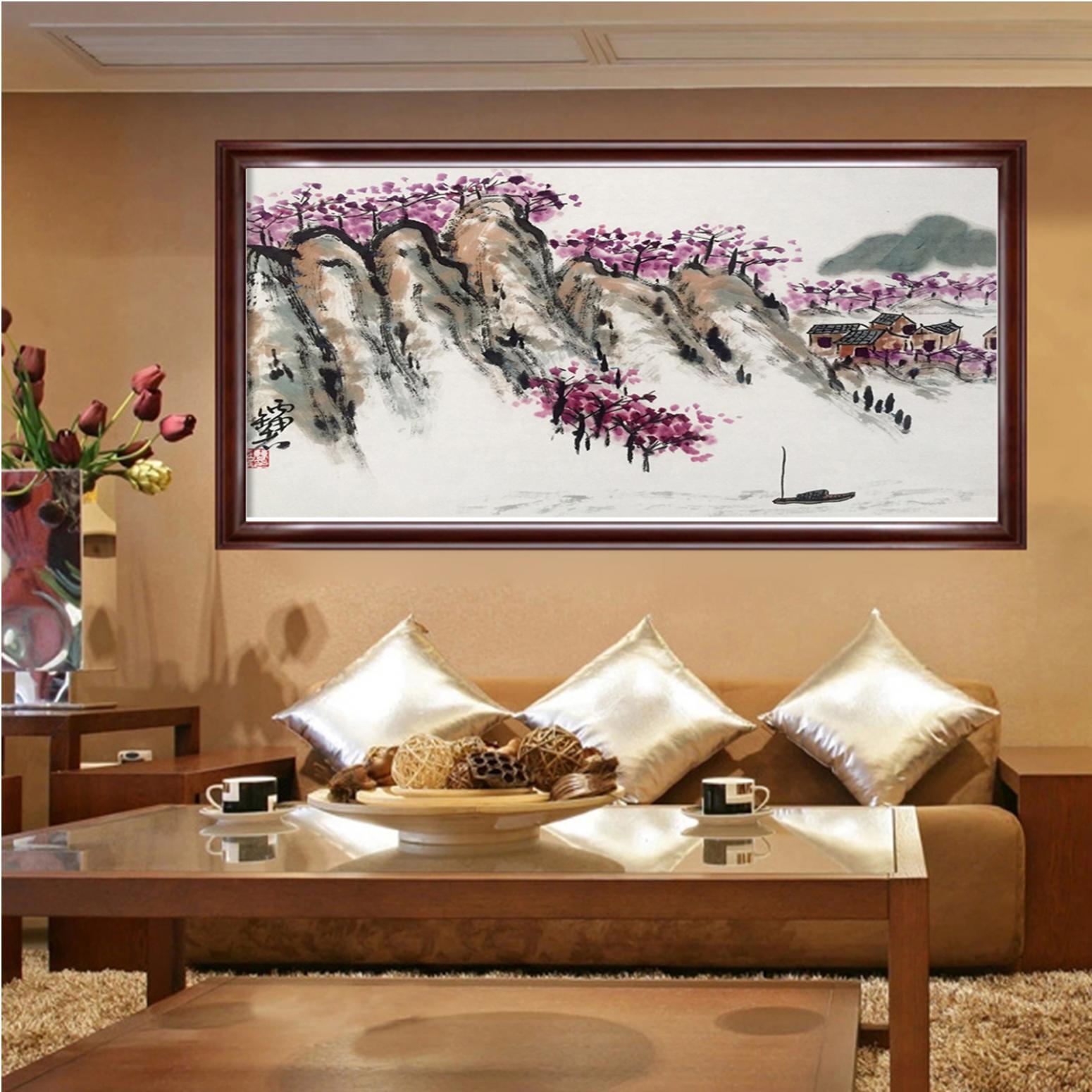 曹金華國畫作品《【山下小屋】作者曹金華》【圖3】