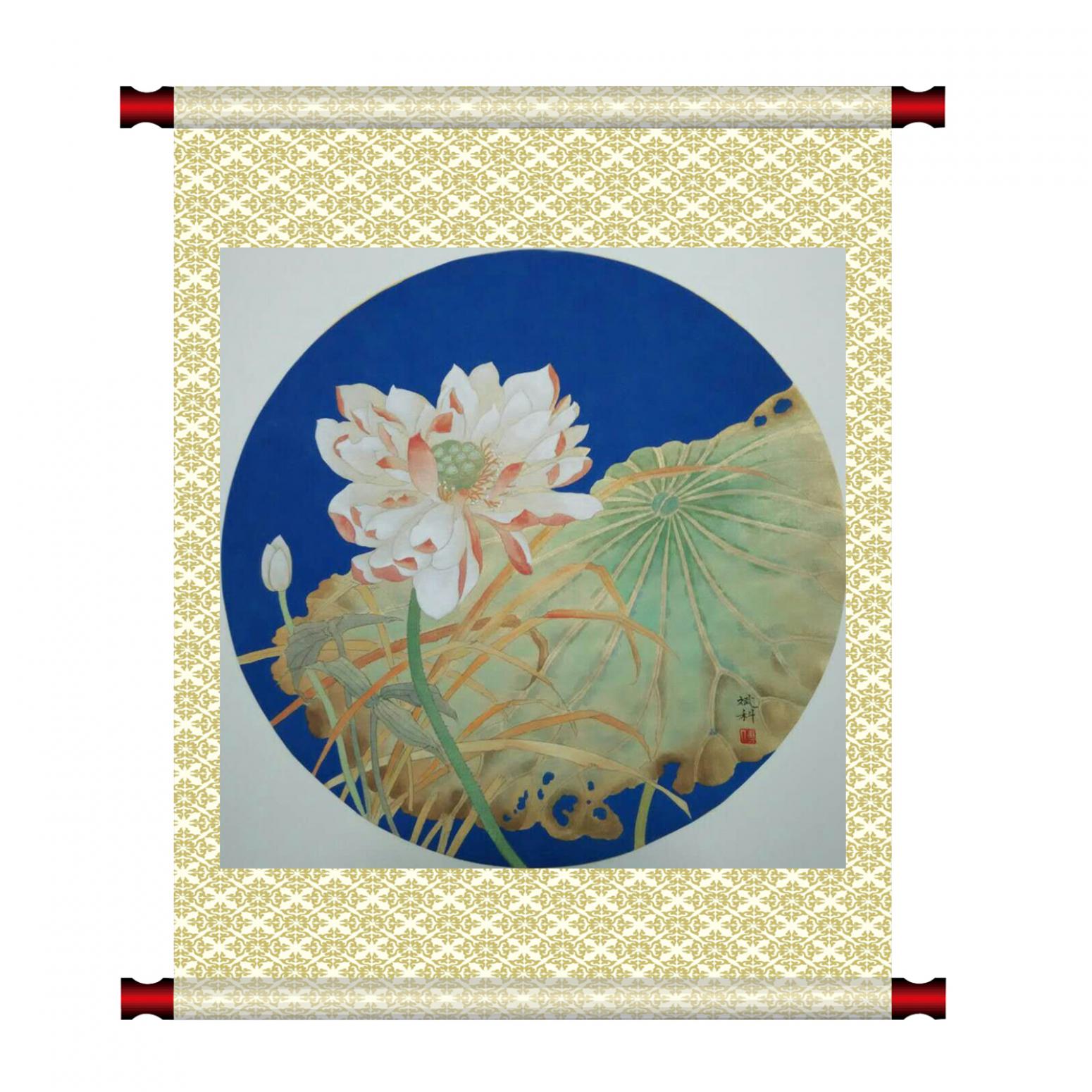 傅斌科國畫作品《【蓮】作者傅斌科》【圖1】