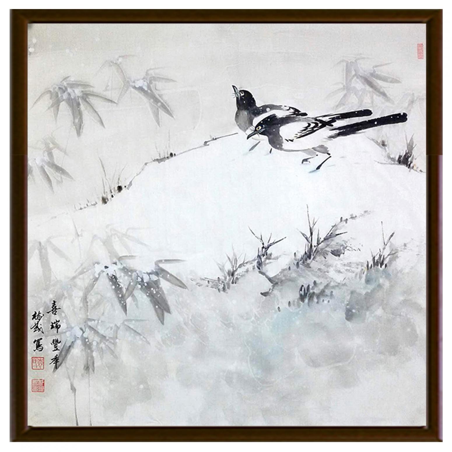 袁樹茂國畫作品《【喜瑞豐年】作者袁樹茂》【圖2】