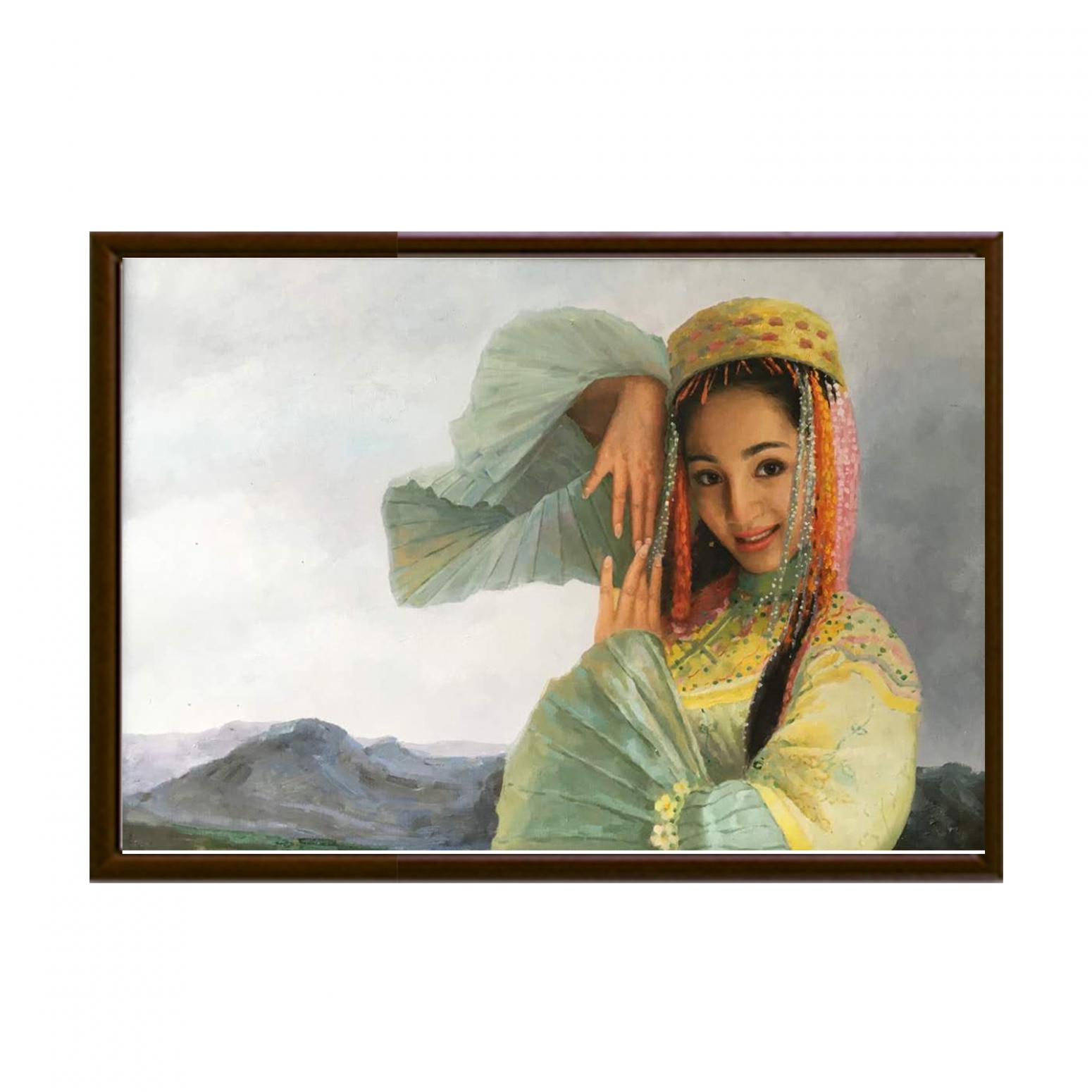 周海波油畫作品《【蝶舞】作者周海波》【圖2】
