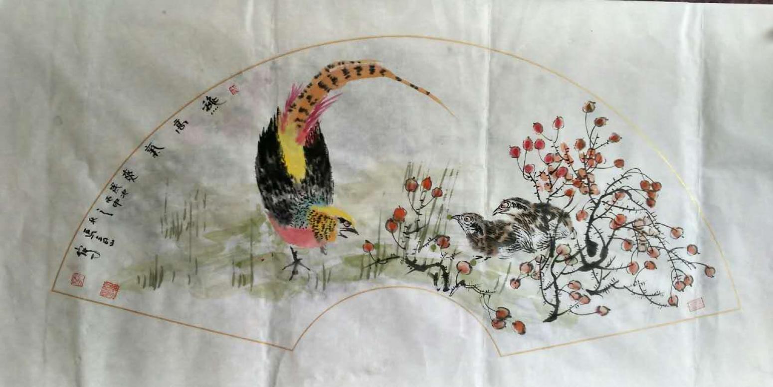 馬青山國畫作品《【花鳥1】作者馬青山》【圖0】