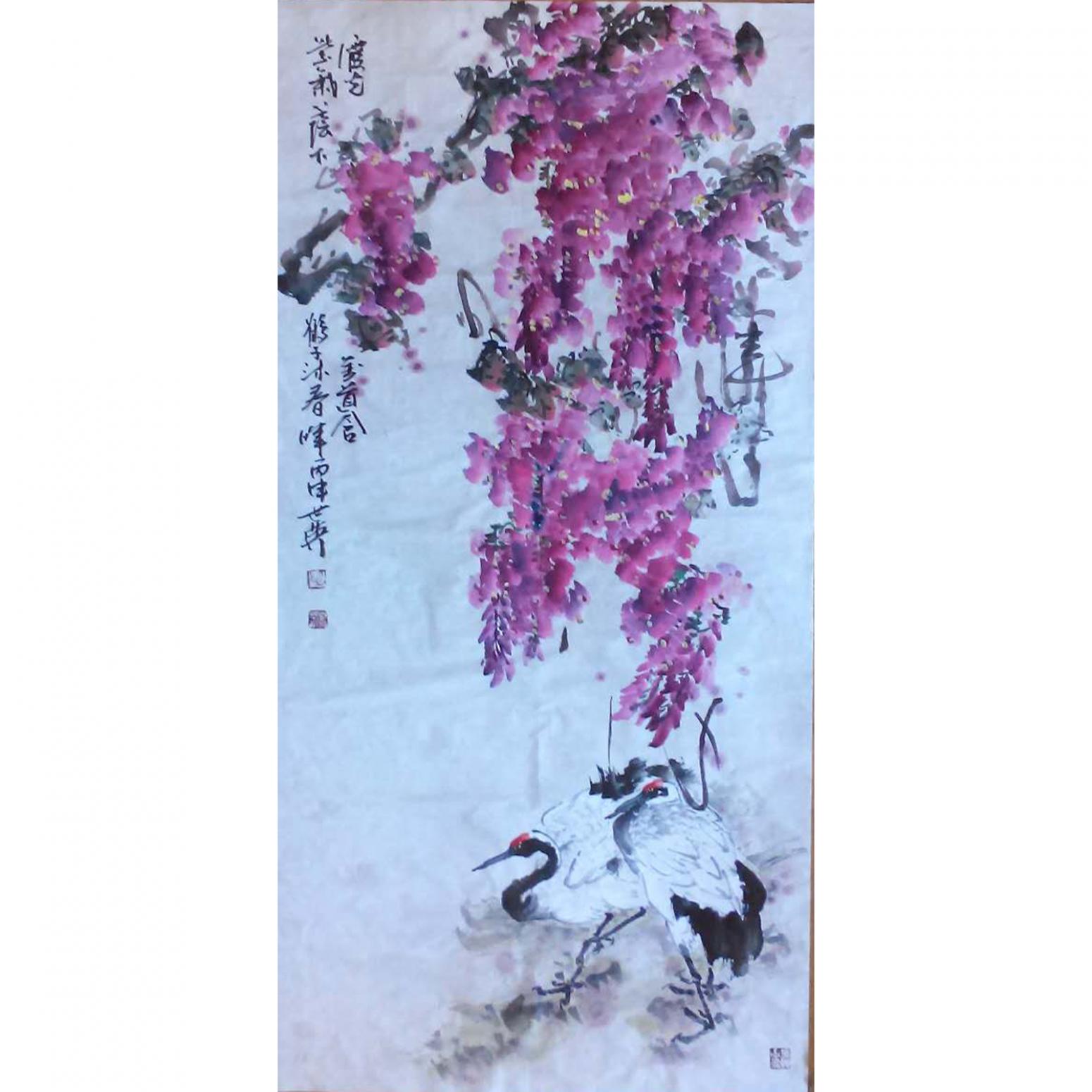 毛世英國畫作品《【花鳥4】作者毛世英》