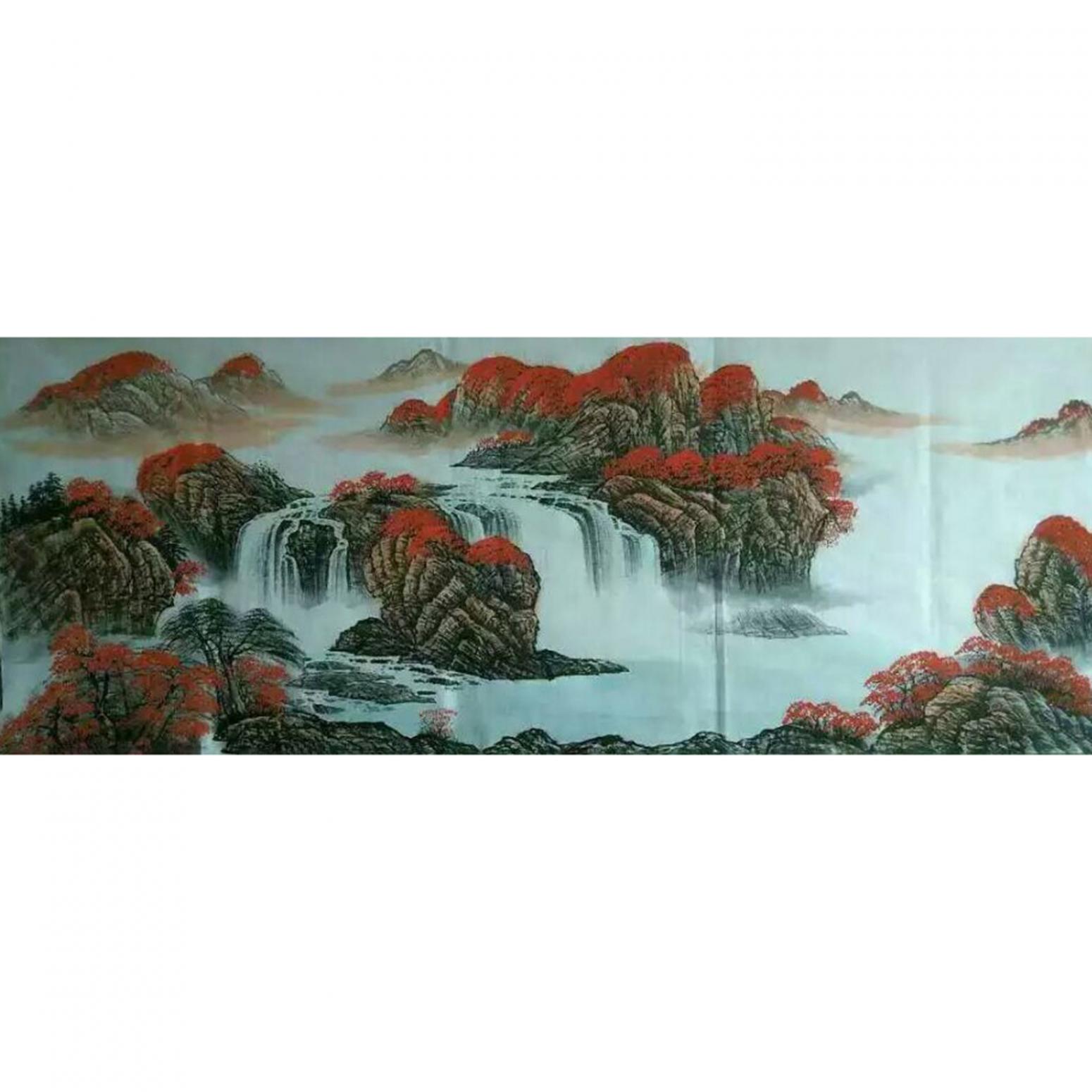 周馬龍國畫作品《【山水1】作者周馬龍》