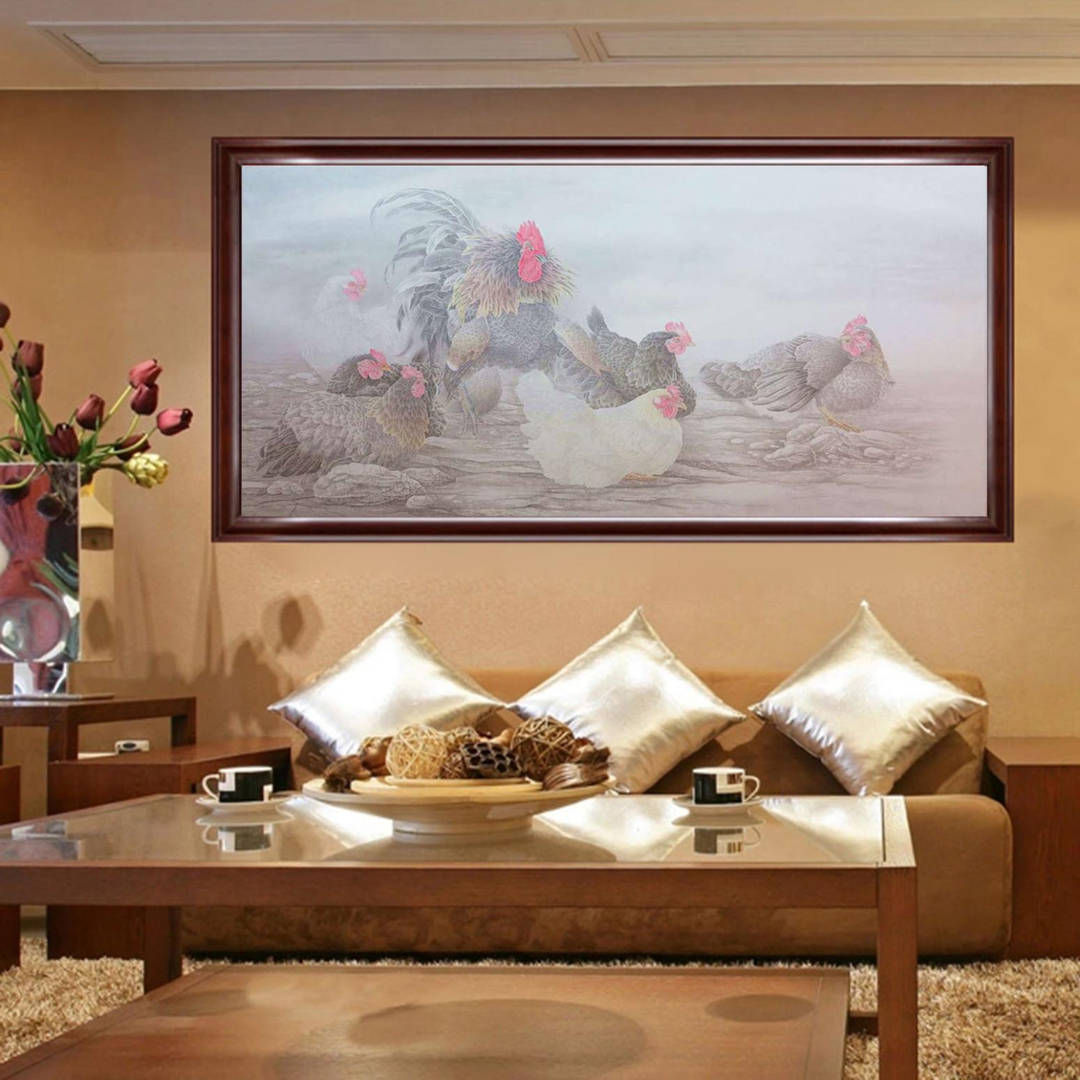 傅饒國畫作品《【群秀圖】作者傅饒》【圖3】